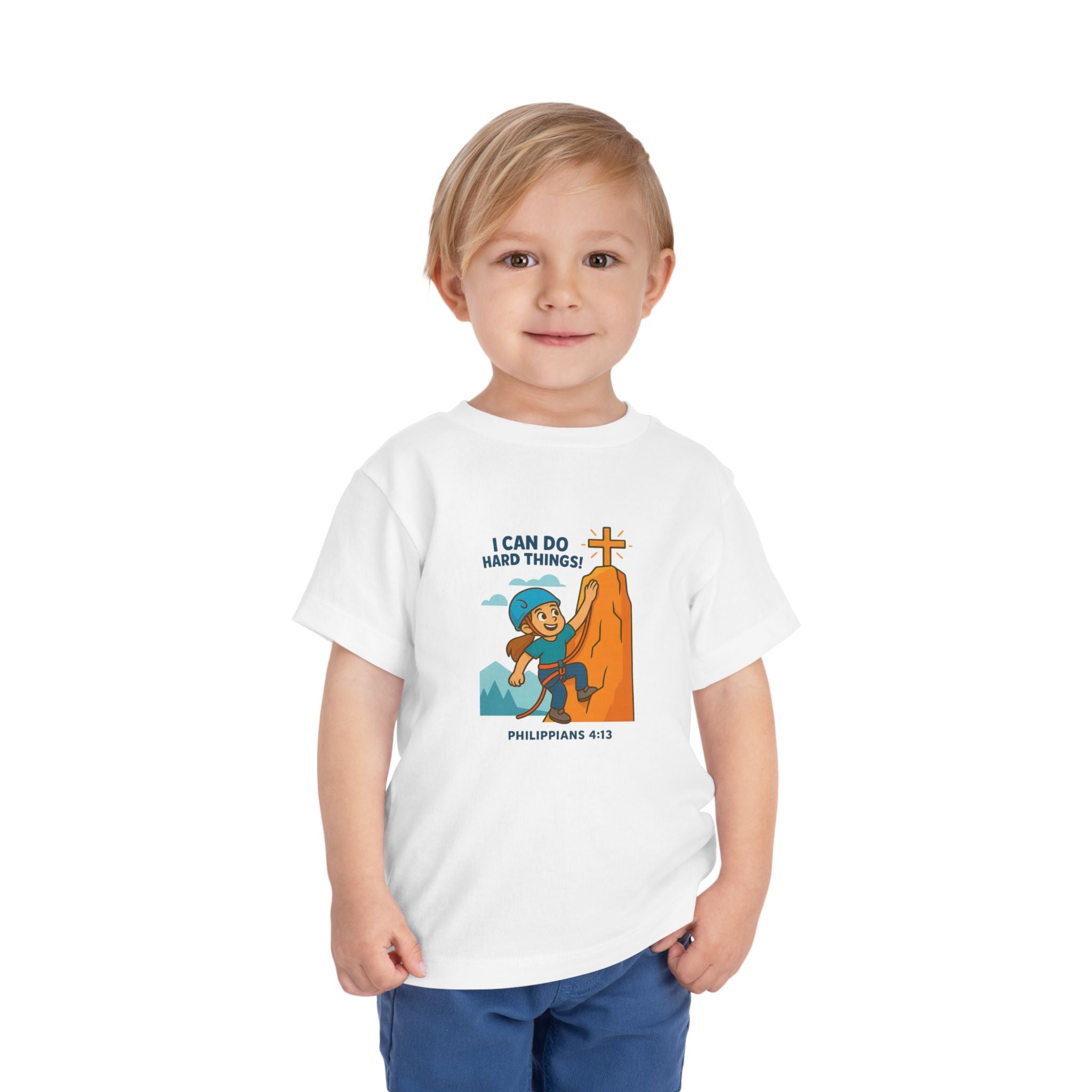 Kids Christian Shirt, I Can Do Hard Things Shirt, Philippians 4 13 Kids Shirt, Christian Kids Gift, Kids Bible Shirt, Redeemed Faith Apparel