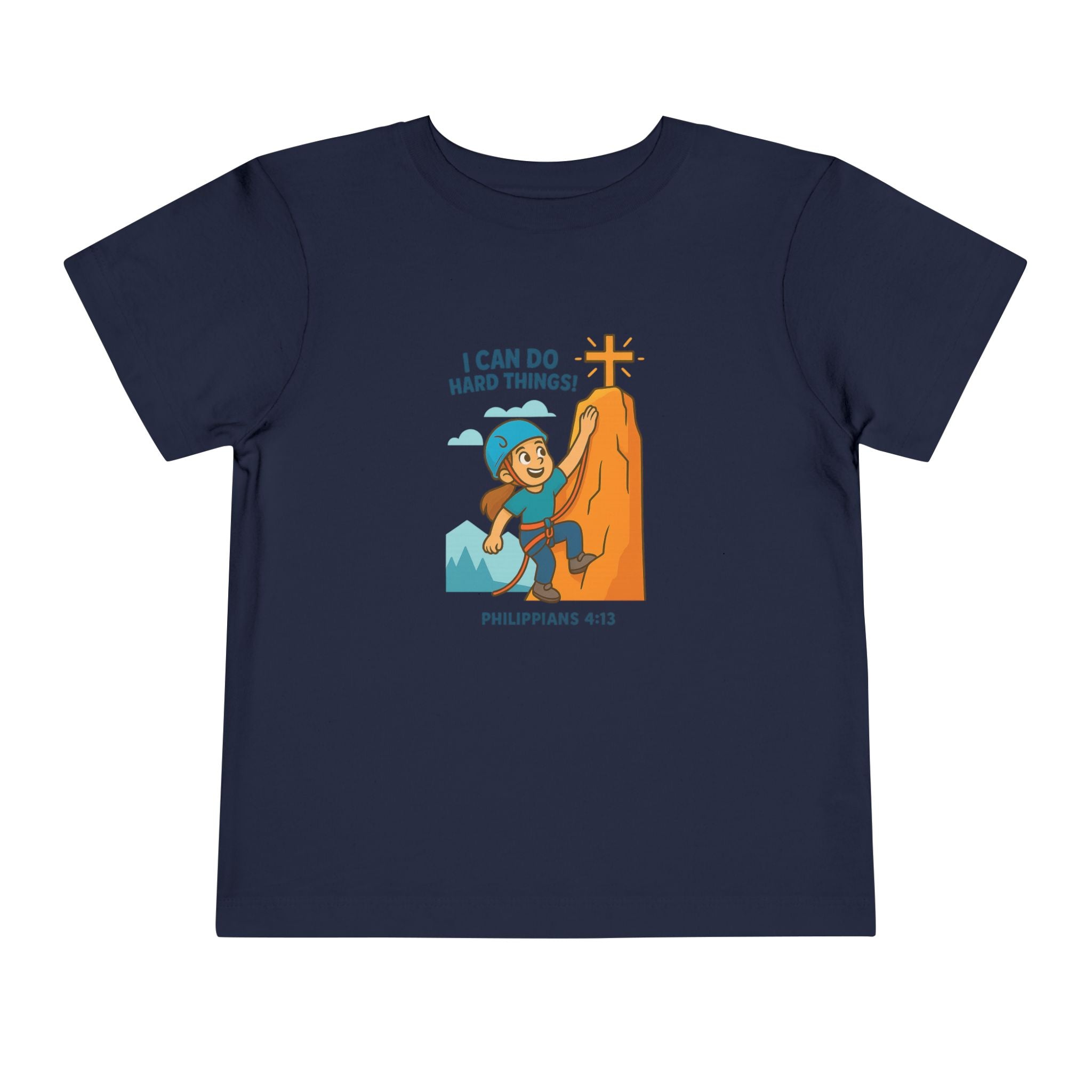 Kids Christian Shirt, I Can Do Hard Things Shirt, Philippians 4 13 Kids Shirt, Christian Kids Gift, Kids Bible Shirt, Redeemed Faith Apparel