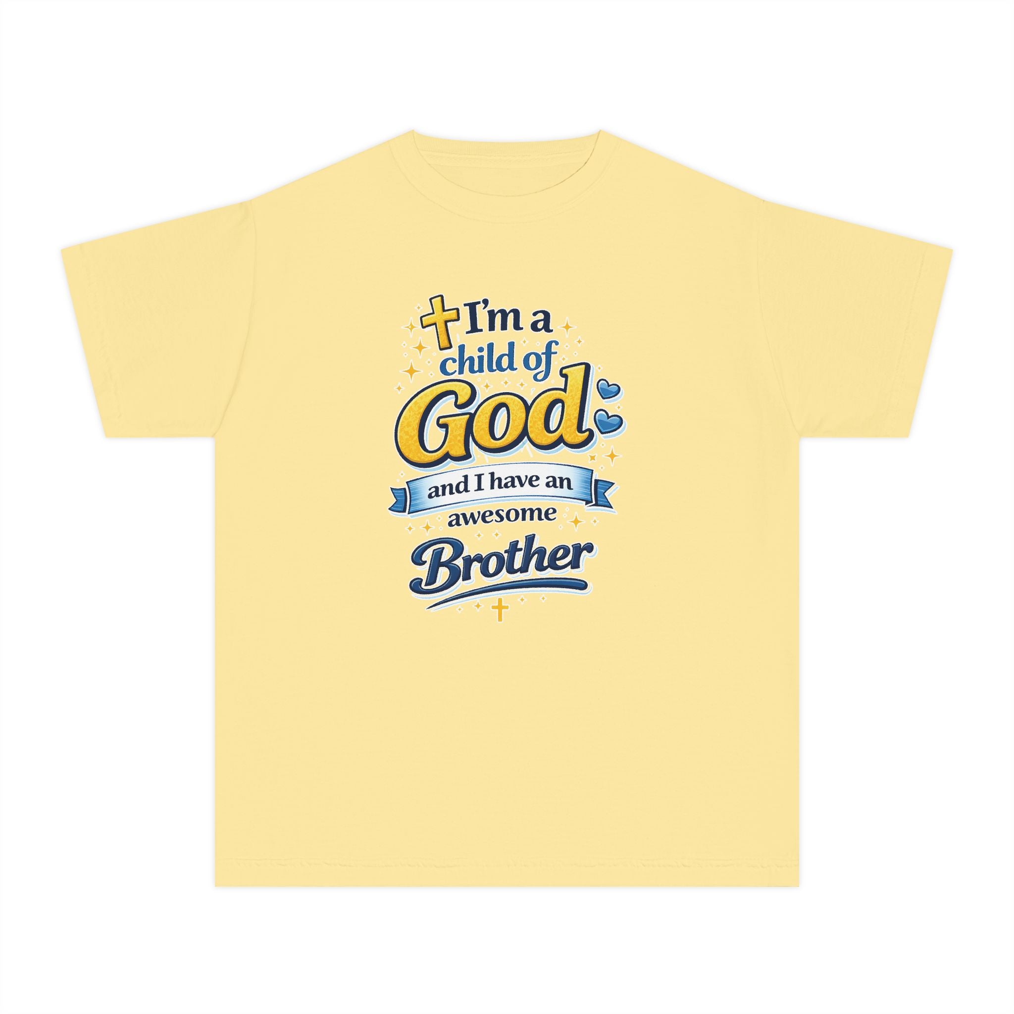 Im a Child of God Youth Shirt and Awesome Brother, Christian Family Shirt Youth, Brother Sister Mom Dad Shirt, Youth Christian Faith Shirt
