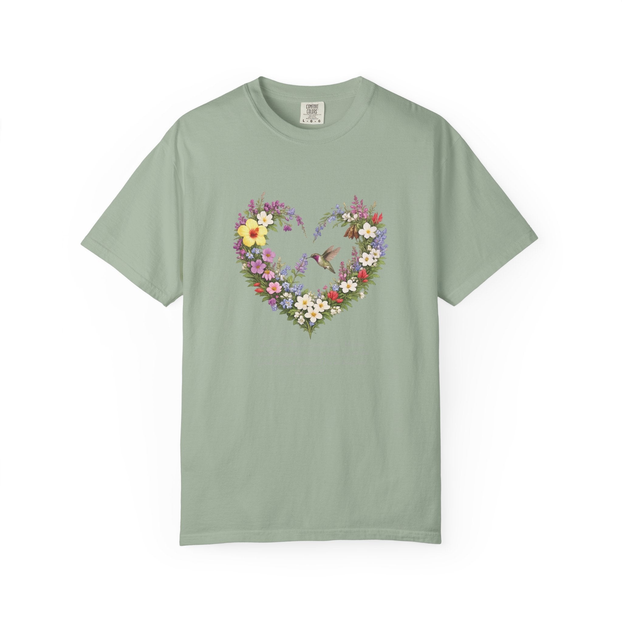Gods Masterpiece Floral Heart T-shirt, Ephesians 2:10 Christian Shirt, Christian Women Gift, Wildflower Heart, Redeemed Faith Apparel