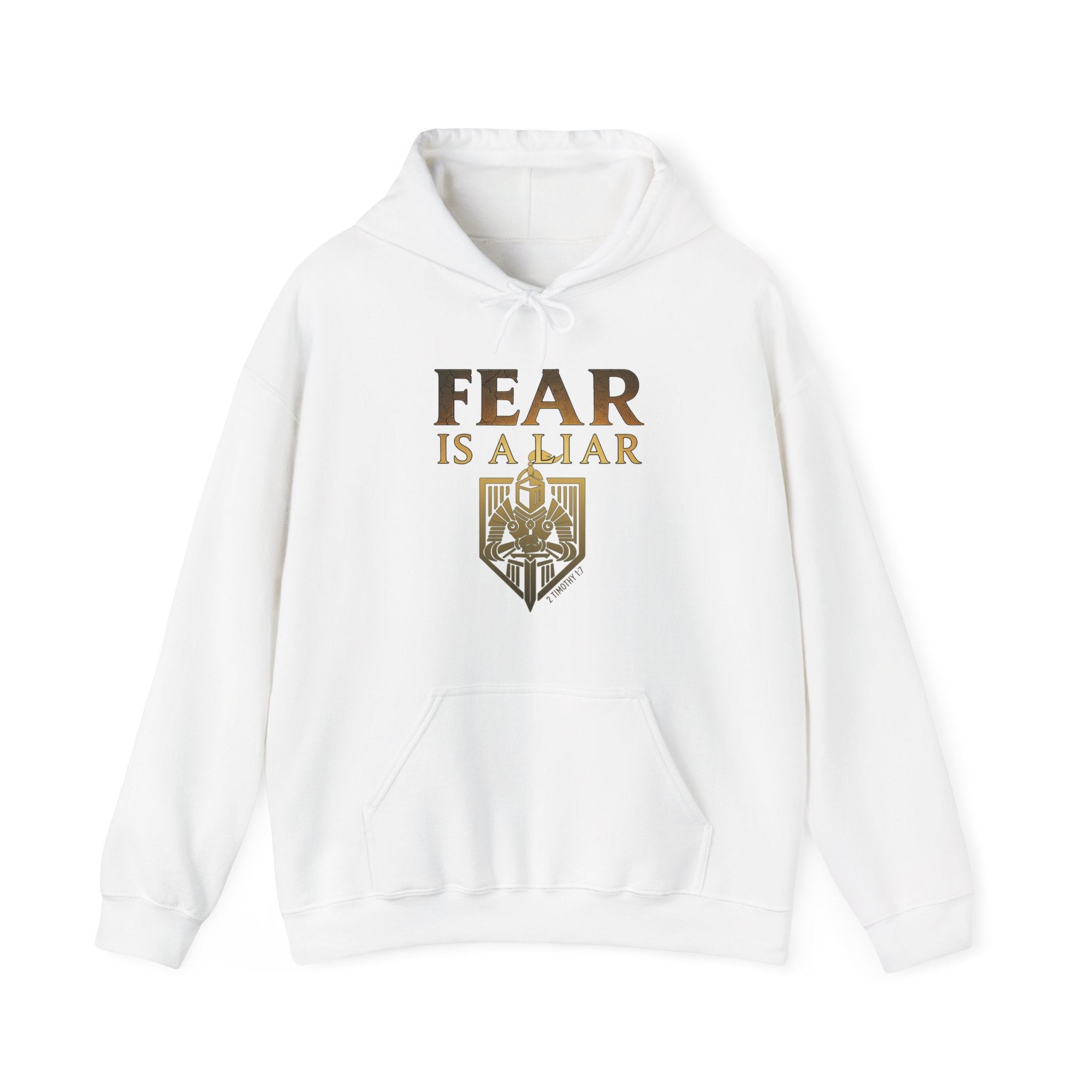 Fear Is A Liar Hoodie, Christian Encouragement Hoodie, Faith Over Fear Hoodie, Christian Hoodie for Women, Inspirational Gift, Redeemed Faith Apparel