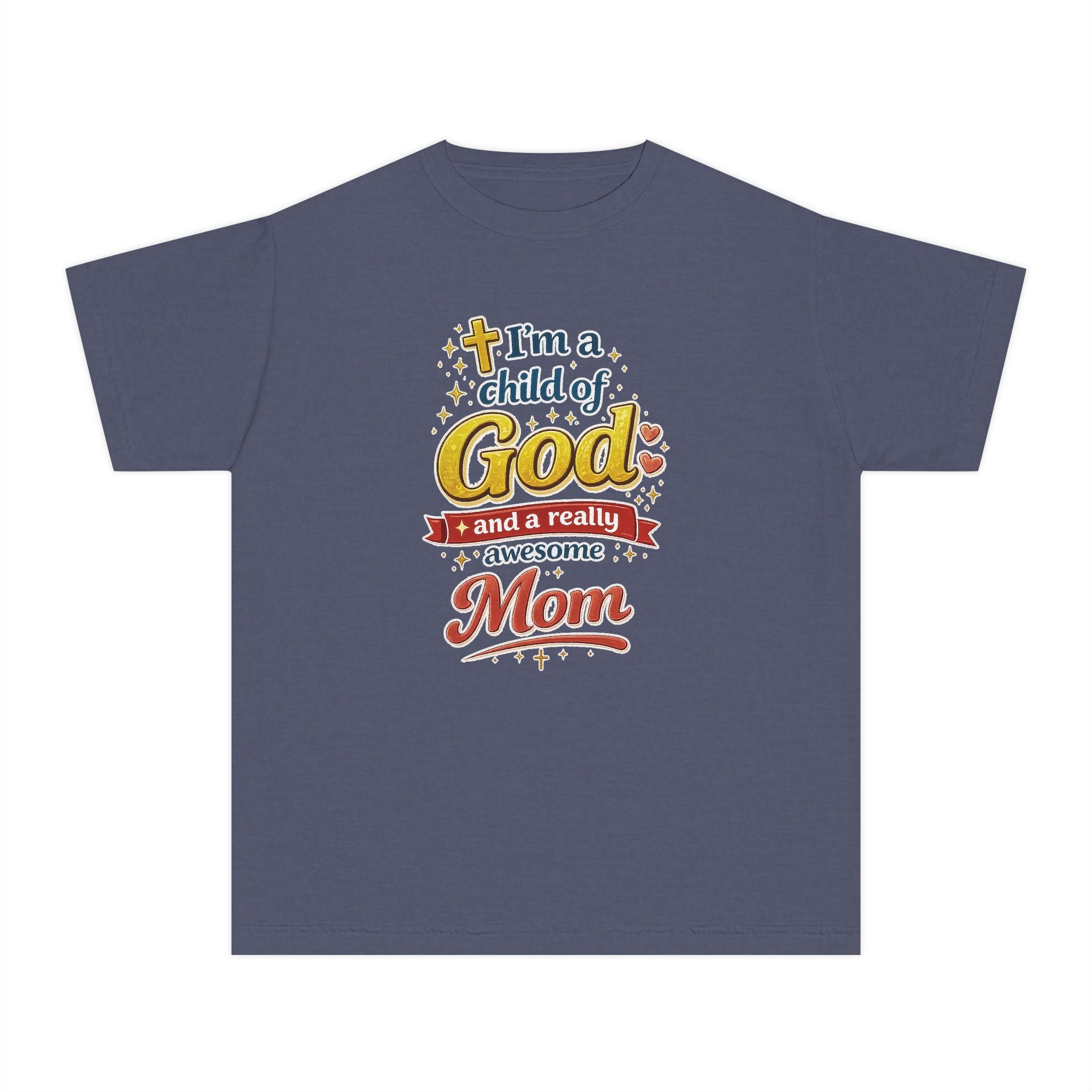 Im a Child of God Youth Shirt and Awesome Mom, Christian Family Shirt Youth, Grandma Grandpa Mom Dad Shirt, Youth Christian Faith Shirt