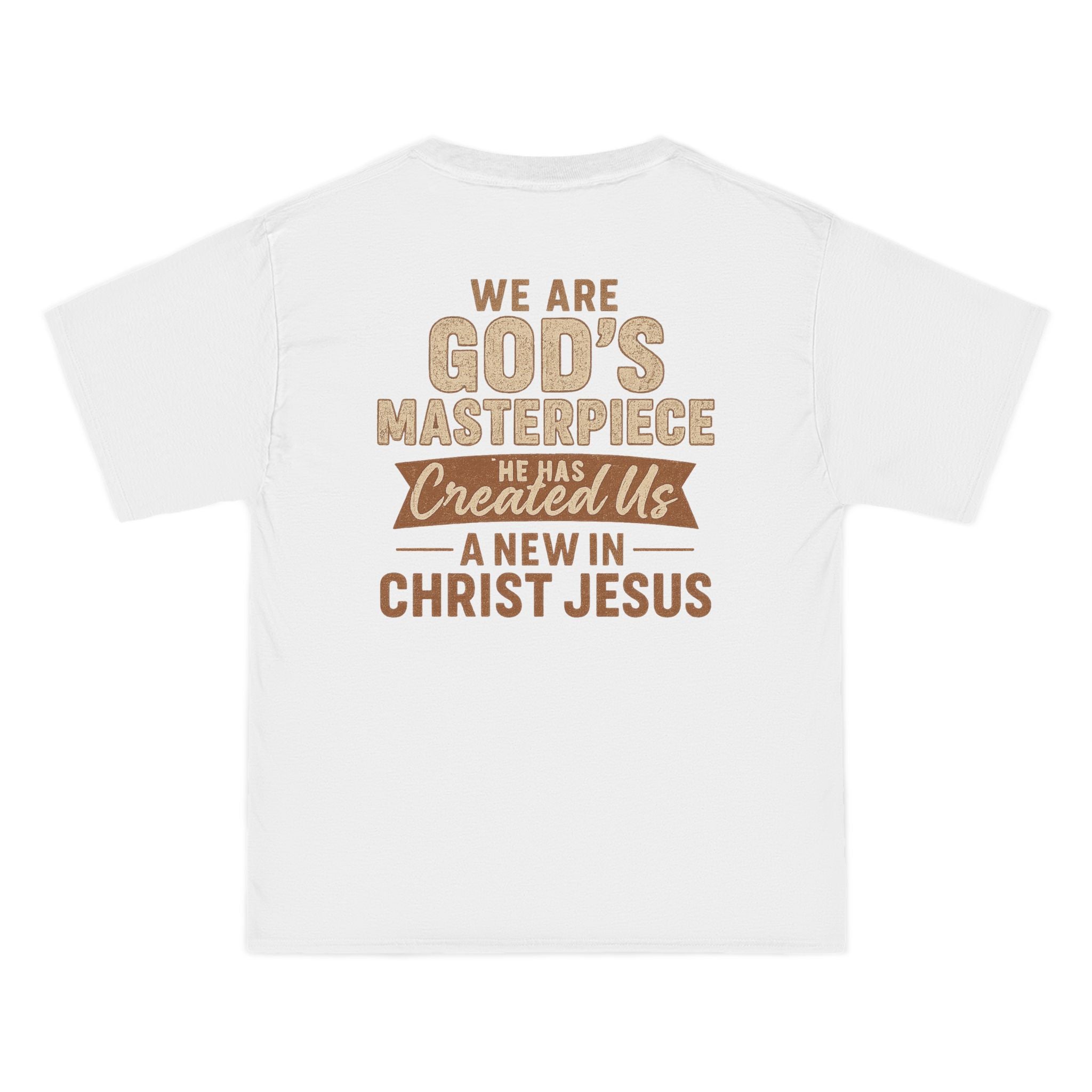 God's Masterpiece Short-Sleeve T-Shirt - Ephesians 2:10, Christian Apparel, Faith-Based Fashion, Christian Encouragement, Gift for Believers
