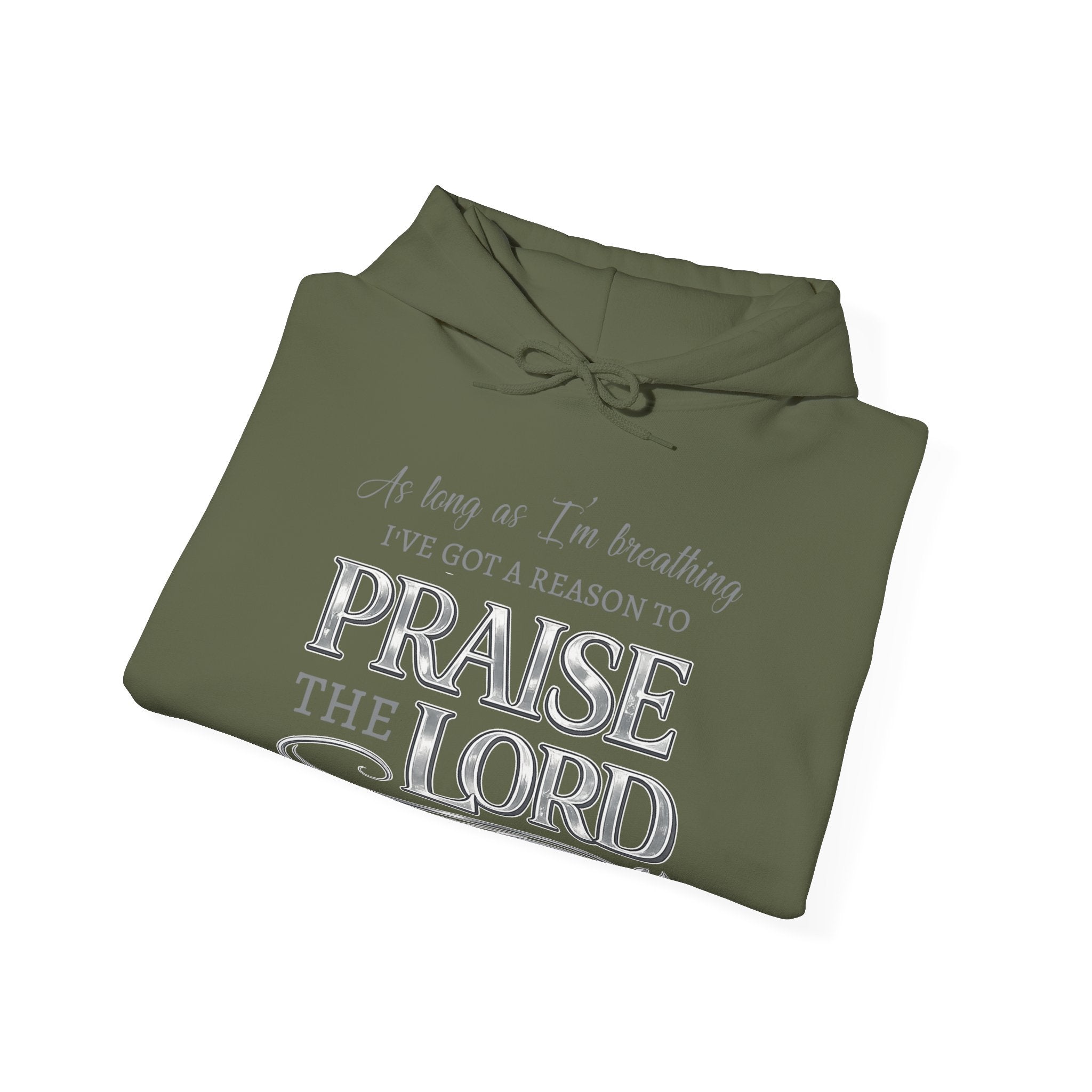 Praise The Lord Hoodie, Psalm 150:6 Christian Hoodie, As Long As Im Breathing Faith Hoodie, Worship Hoodie, Christian Gift, Redeemed Faith Apparel