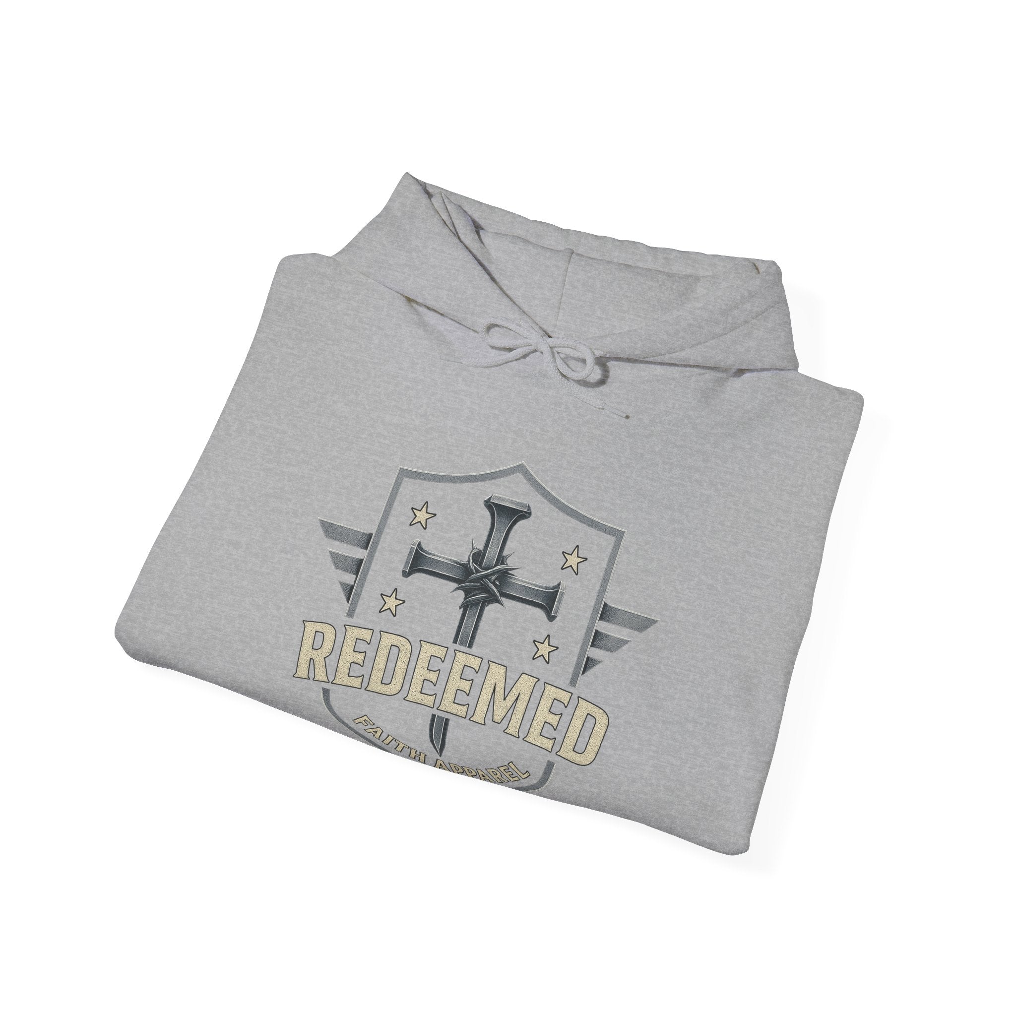 Redeemed Faith Apparel Hoodie, Galatians 2:20 Christian Hoodie, Faith Based Apparel, Jesus Hoodie, Christian Unisex Gift, Faith Clothing