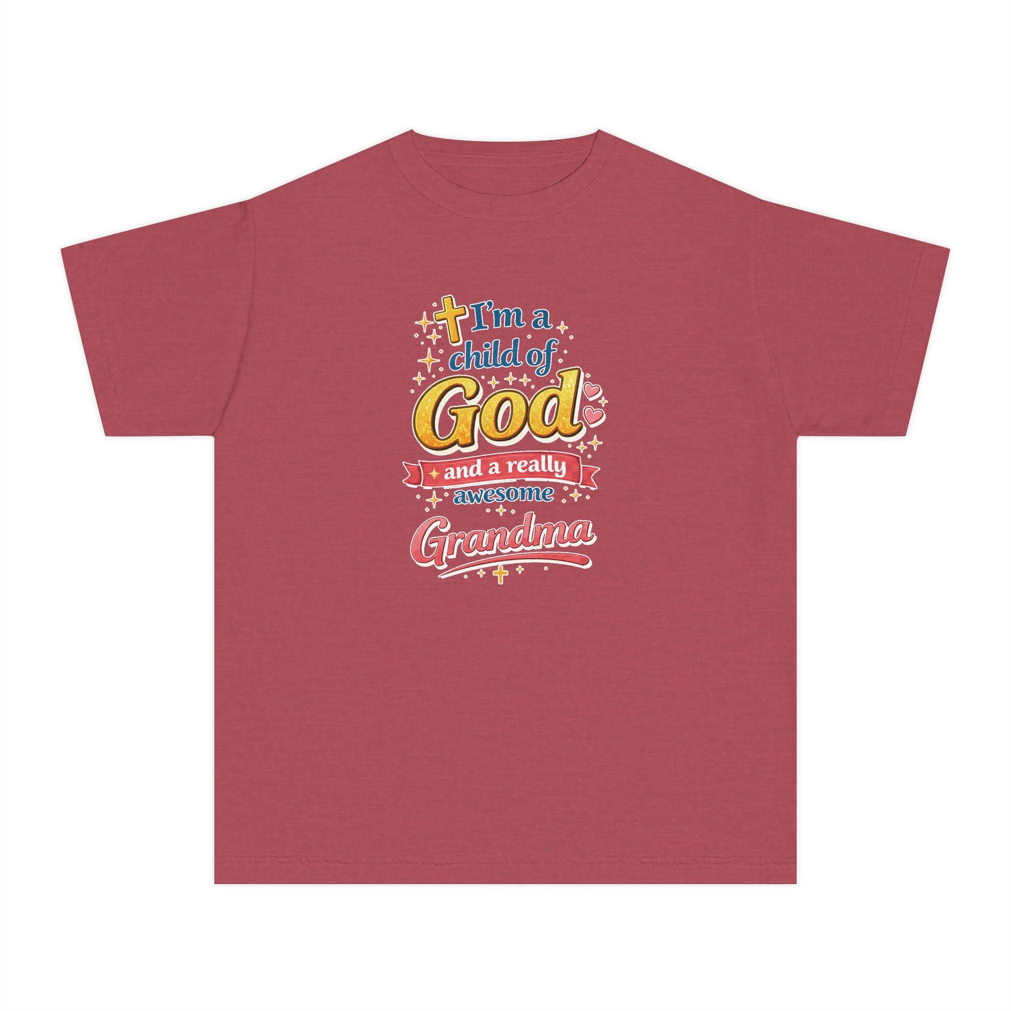 Im a Child of God Youth Shirt and Awesome Grandma, Christian Family Shirt Youth, Grandma Grandpa Mom Dad Shirt, Youth Christian Faith Shirt