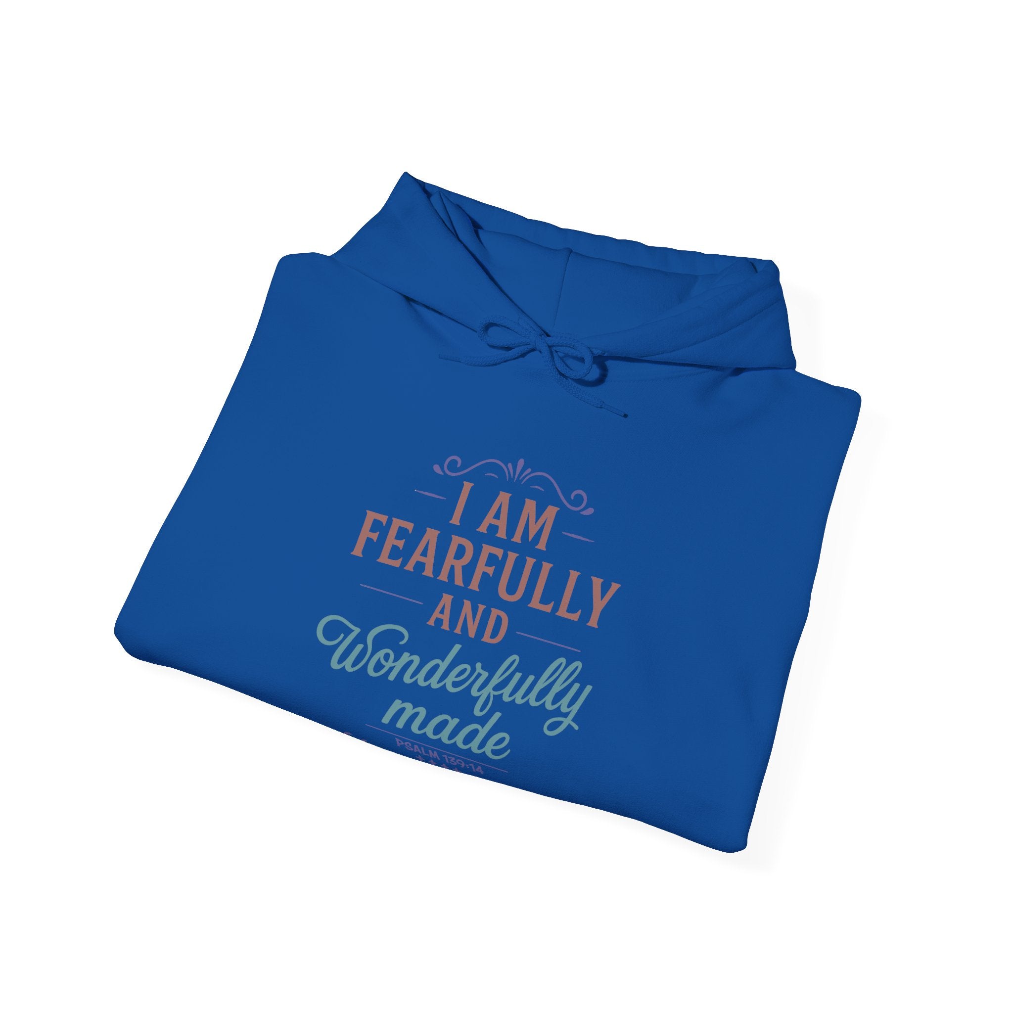 Fearfully and Wonderfully Made Hoodie, Psalm 139 14 Christian Hoodie, Inspirational Faith Hoodie, Gifts for Women, Redeemed Faith Apparel