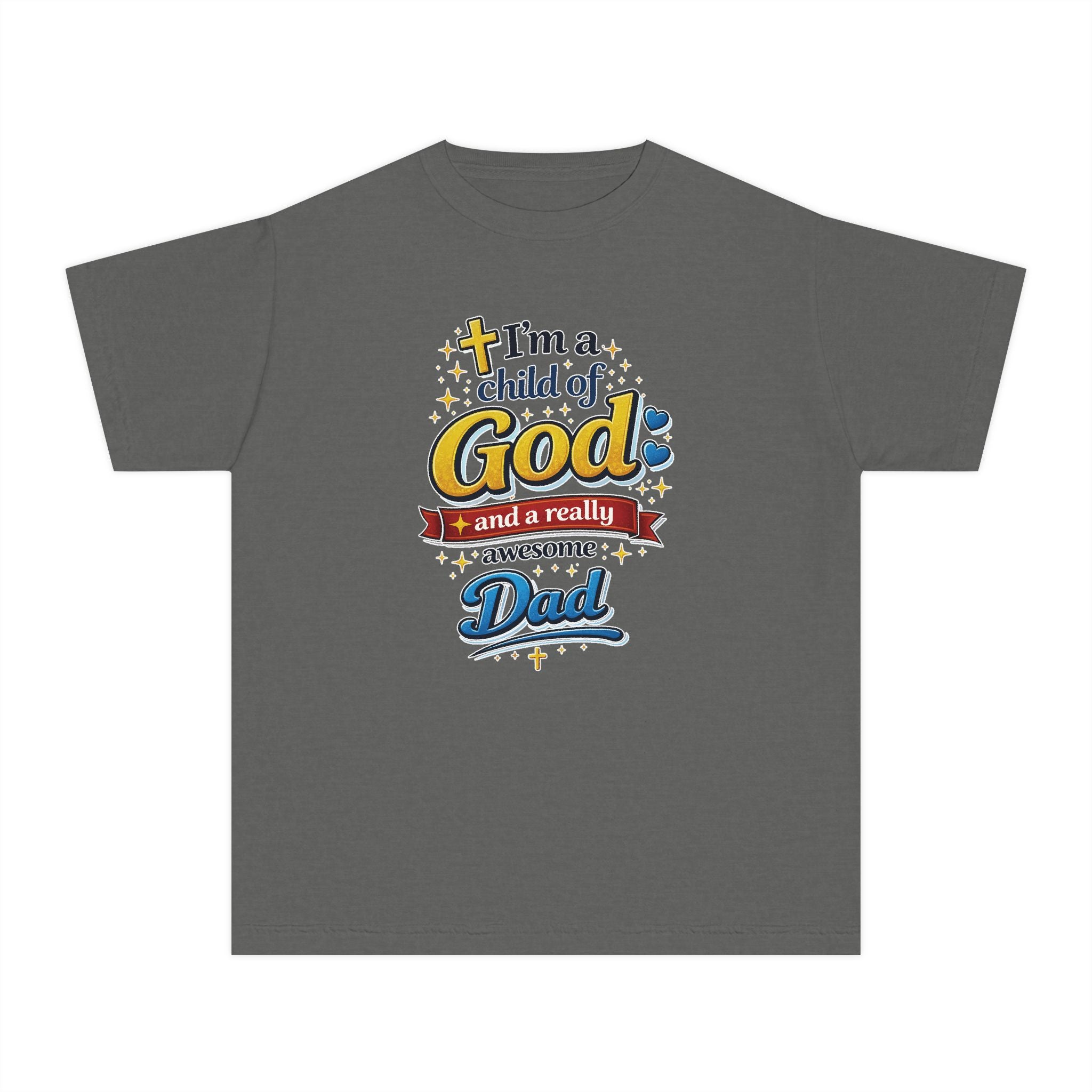 Im a Child of God Youth Shirt and Awesome Dad, Christian Family Shirt Youth, Grandma Grandpa Mom Dad Shirt, Youth Christian Faith Shirt