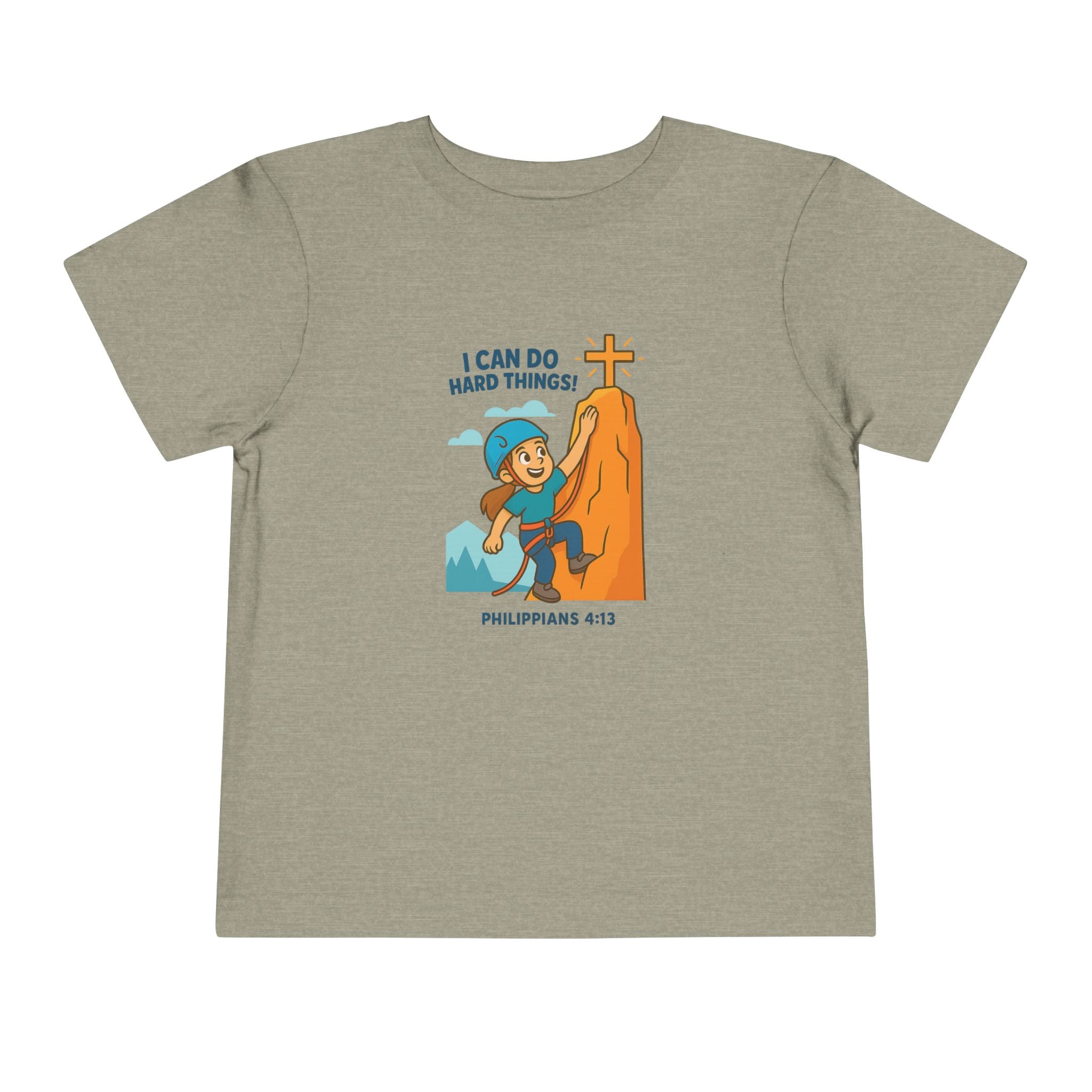 Kids Christian Shirt, I Can Do Hard Things Shirt, Philippians 4 13 Kids Shirt, Christian Kids Gift, Kids Bible Shirt, Redeemed Faith Apparel