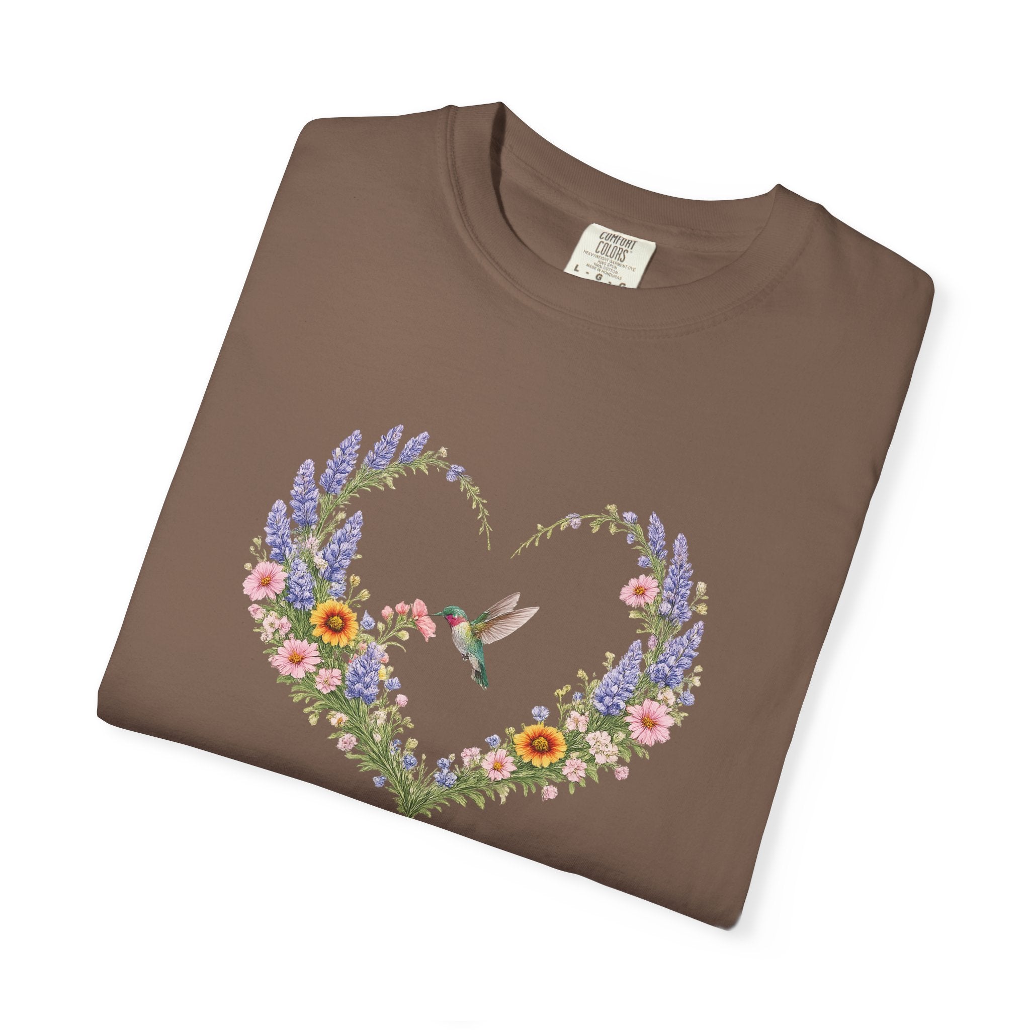 Happy Is She Who Has Believed Floral Tee, Luke 1:45 Shirt, Faith Shirt, Christian Women Gift, Wildflower Heart, Redeemed Faith Apparel