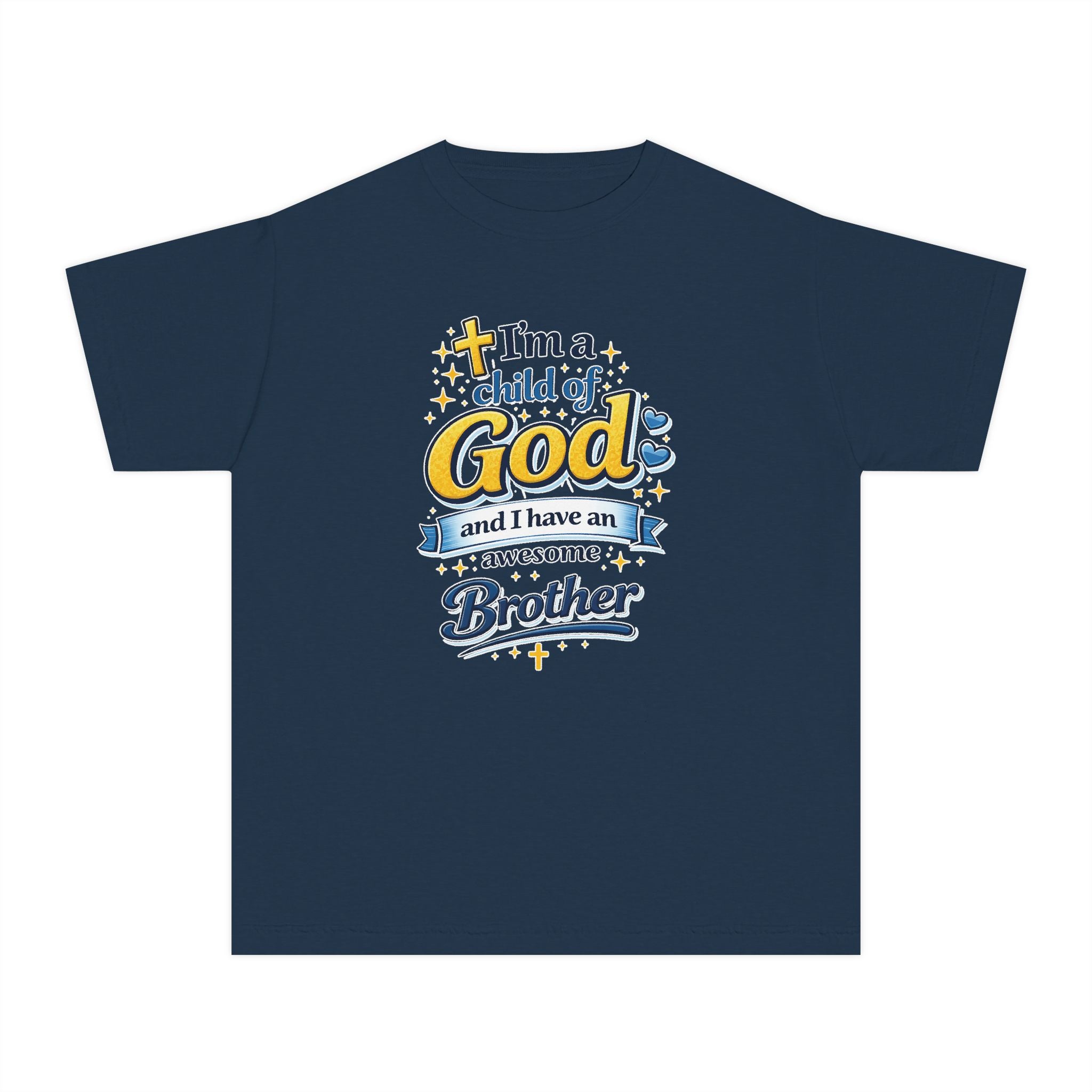 Im a Child of God Youth Shirt and Awesome Brother, Christian Family Shirt Youth, Brother Sister Mom Dad Shirt, Youth Christian Faith Shirt
