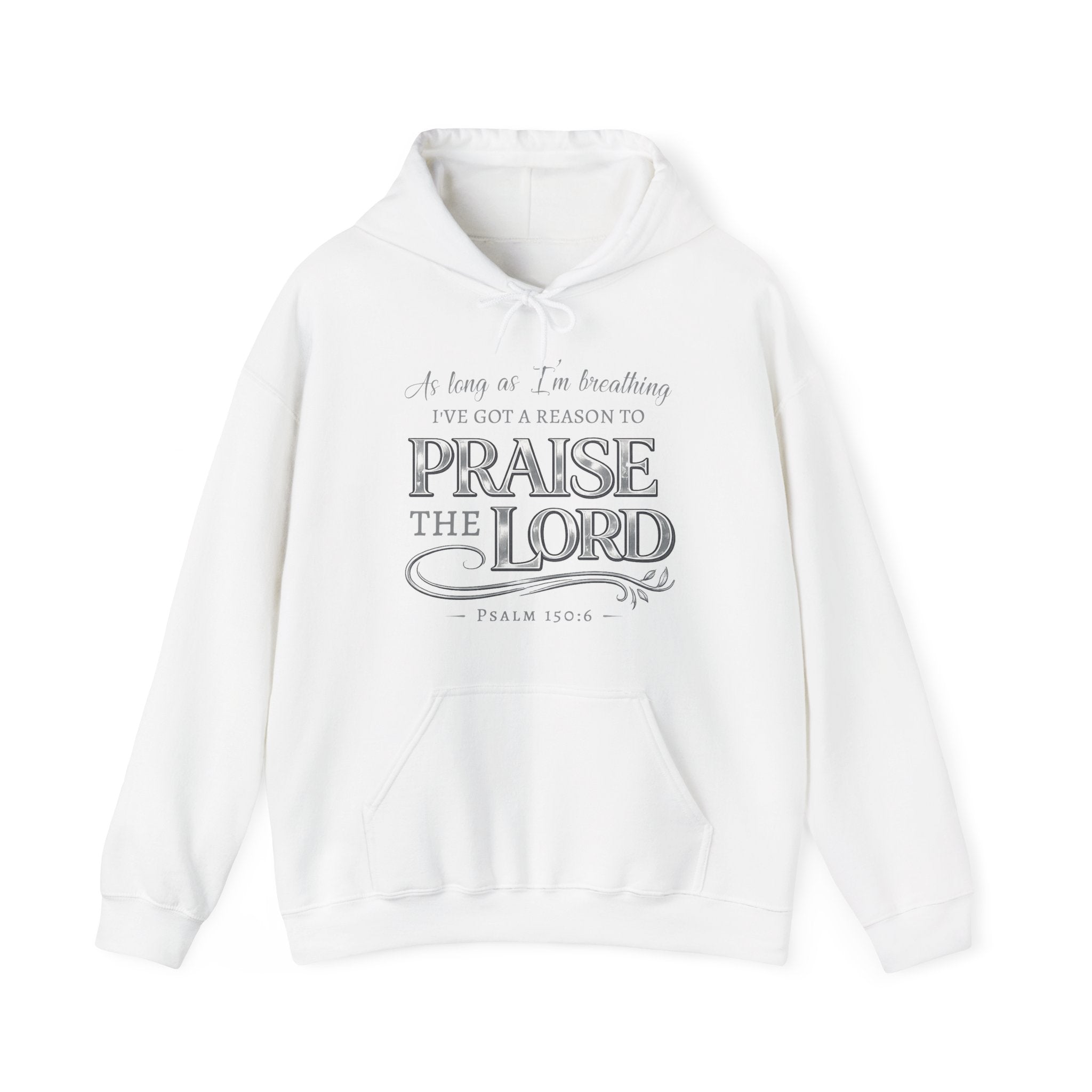 Praise The Lord Hoodie, Psalm 150:6 Christian Hoodie, As Long As Im Breathing Faith Hoodie, Worship Hoodie, Christian Gift, Redeemed Faith Apparel