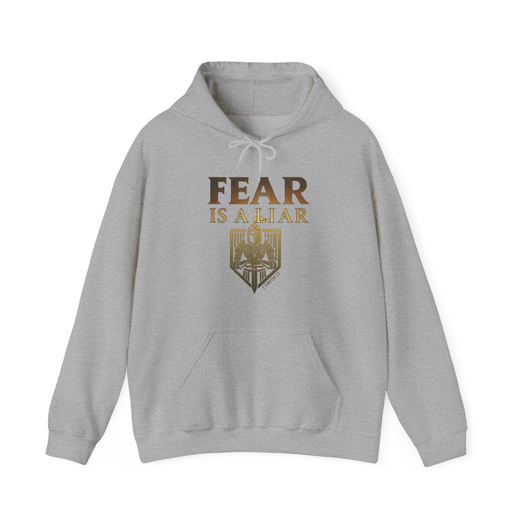 Fear Is A Liar Hoodie, Christian Encouragement Hoodie, Faith Over Fear Hoodie, Christian Hoodie for Women, Inspirational Gift, Redeemed Faith Apparel