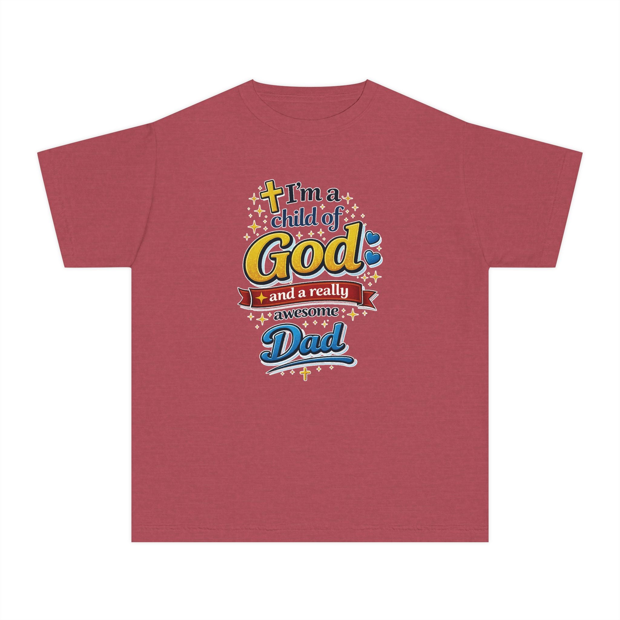 Im a Child of God Youth Shirt and Awesome Dad, Christian Family Shirt Youth, Grandma Grandpa Mom Dad Shirt, Youth Christian Faith Shirt