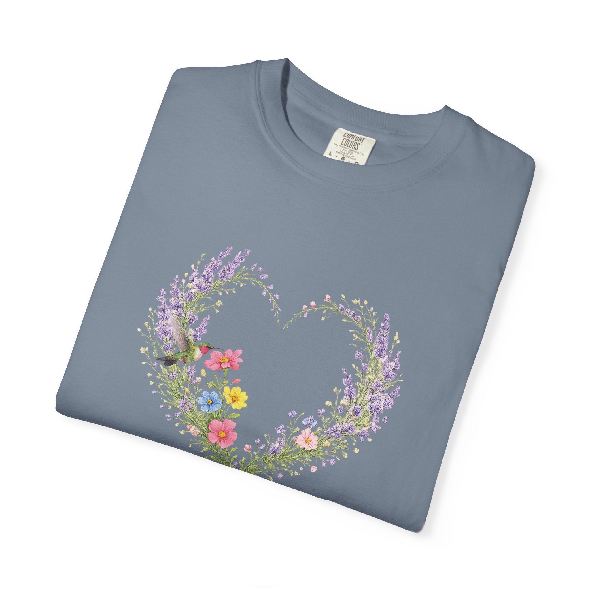 She Is Clothed With Strength And Dignity Floral Tee, Proverbs 31:25 Shirt, Christian Women Gift, Wildflower Heart, Redeemed Faith Apparel