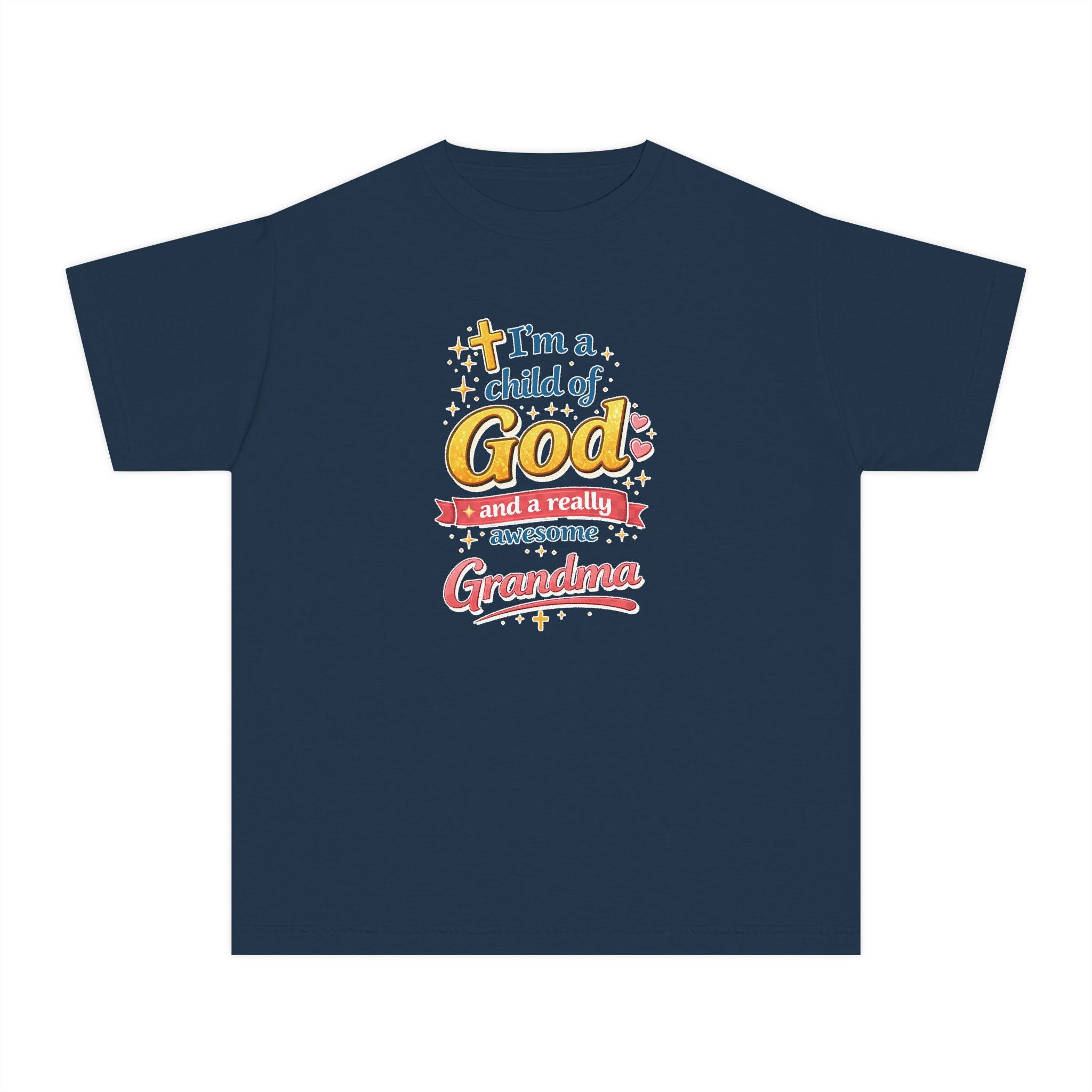 Im a Child of God Youth Shirt and Awesome Grandma, Christian Family Shirt Youth, Grandma Grandpa Mom Dad Shirt, Youth Christian Faith Shirt