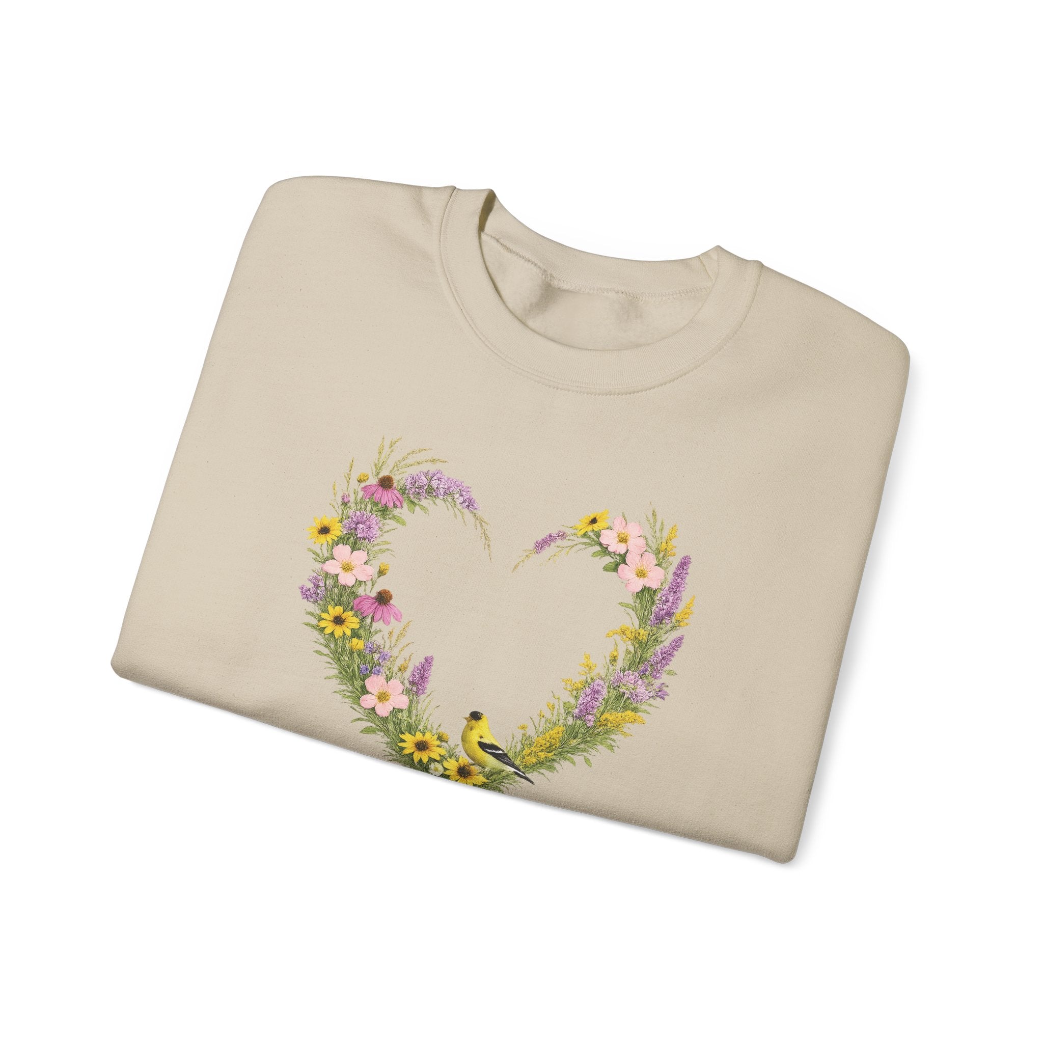 Jeremiah 29 11 Sweatshirt, Christian Floral Faith Sweatshirt, Wildflower Heart Bird Womens Gift, Redeemed Faith Apparel, Boho Sweatshirt