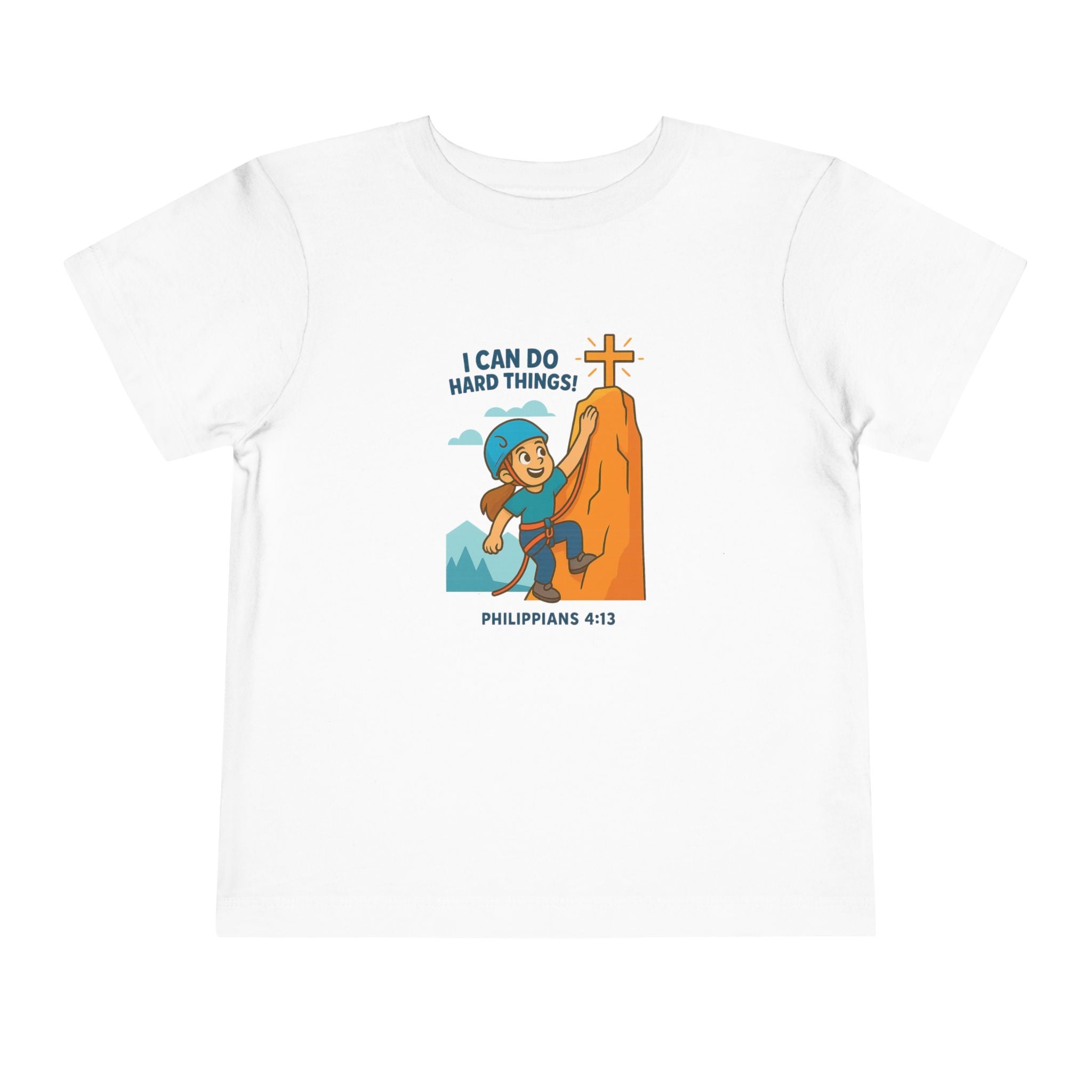 Kids Christian Shirt, I Can Do Hard Things Shirt, Philippians 4 13 Kids Shirt, Christian Kids Gift, Kids Bible Shirt, Redeemed Faith Apparel