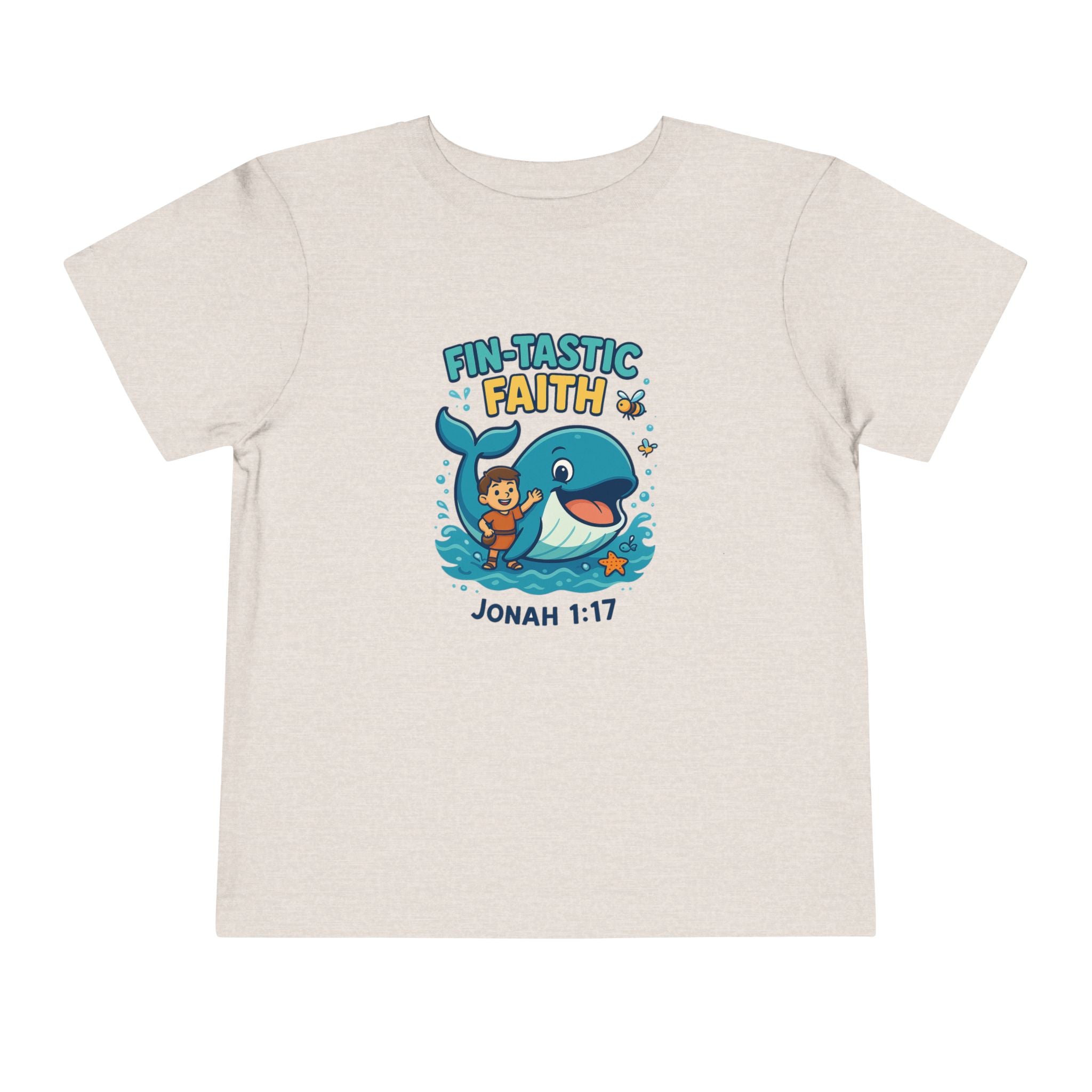 Kids Fin-Tastic Faith Shirt, Christian Kids T-Shirt, Jonah and the Whale, Bible Story Tee, Redeemed Faith Apparel