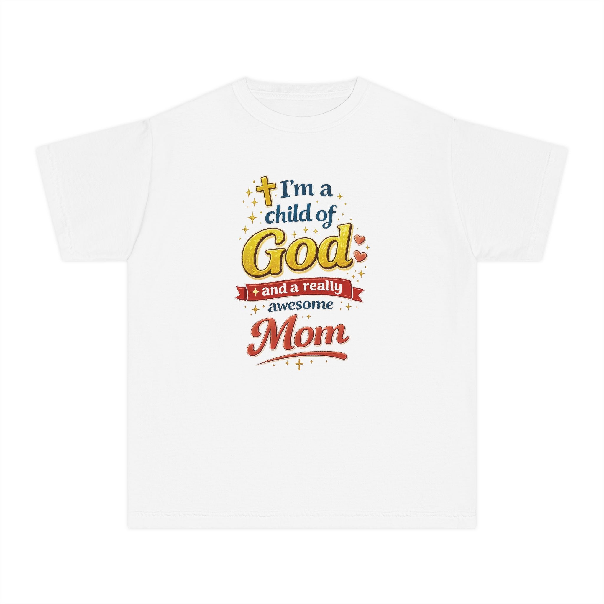 Im a Child of God Youth Shirt and Awesome Mom, Christian Family Shirt Youth, Grandma Grandpa Mom Dad Shirt, Youth Christian Faith Shirt