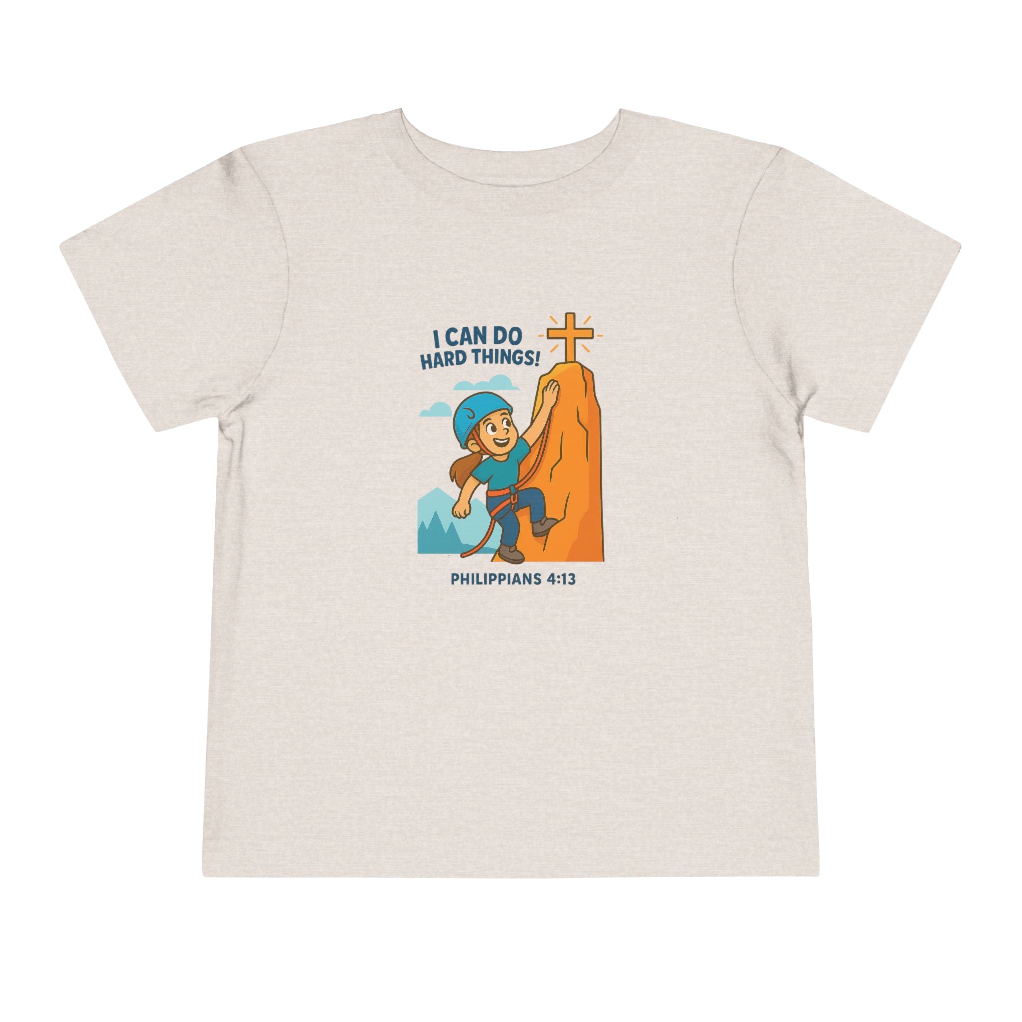 Kids Christian Shirt, I Can Do Hard Things Shirt, Philippians 4 13 Kids Shirt, Christian Kids Gift, Kids Bible Shirt, Redeemed Faith Apparel