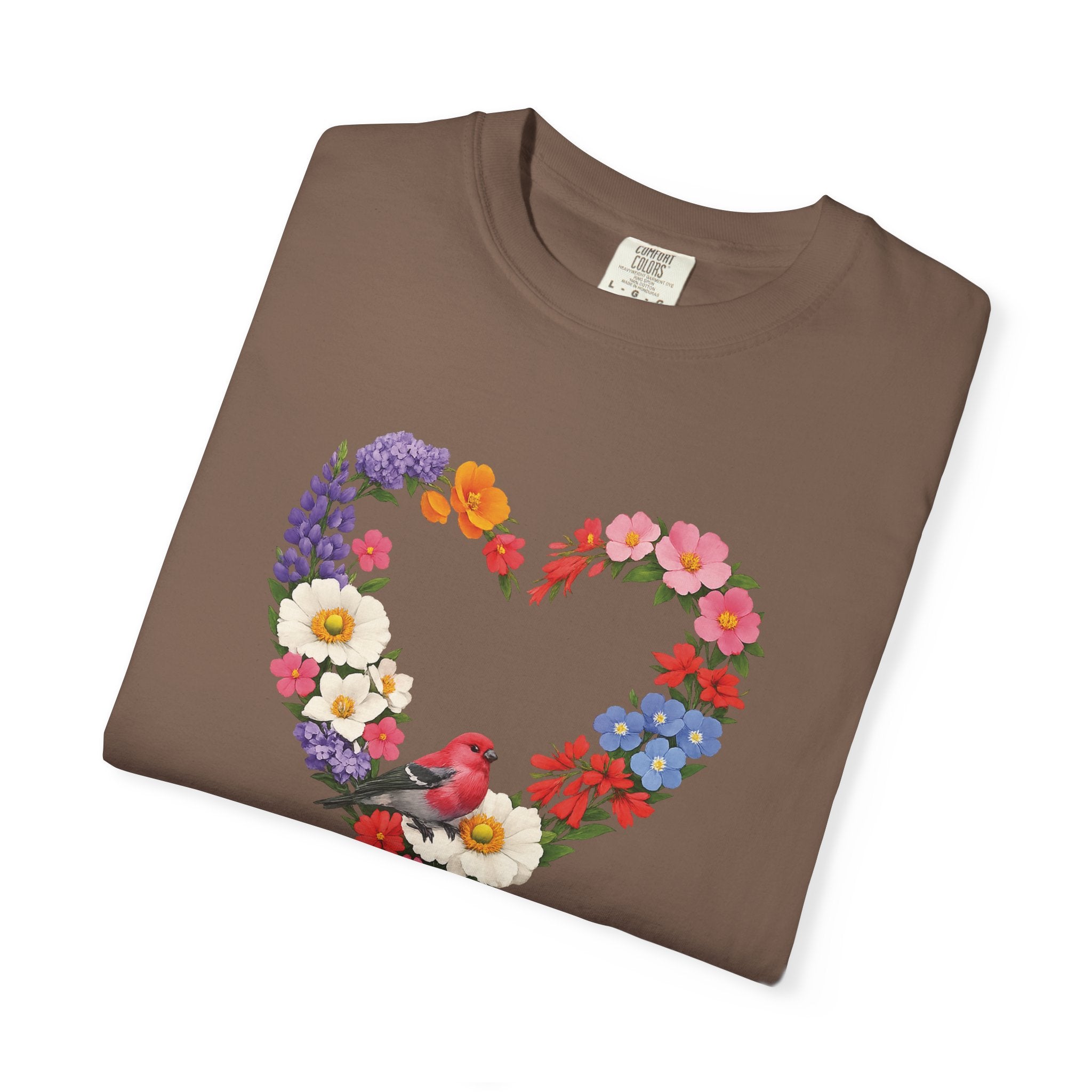 For God Has Not Given Us A Spirit Of Fear Floral Tee, 2 Timothy 1:7 Shirt, Christian Women Gift, Wildflower Heart, Redeemed Faith Apparel