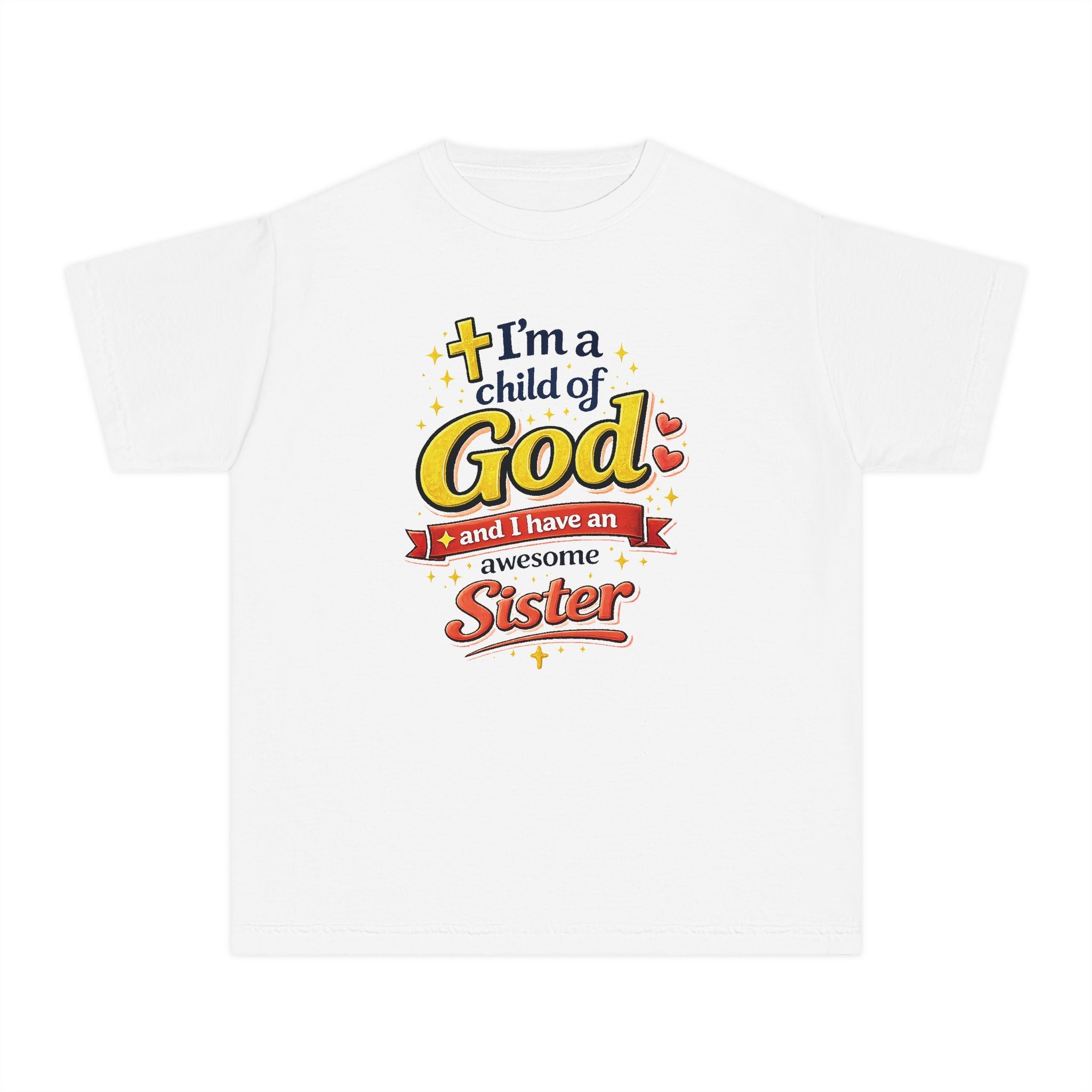 Im a Child of God Youth Shirt and Awesome Sister, Christian Family Shirt Youth, Brother Sister Mom Dad Shirt, Youth Christian Faith Shirt