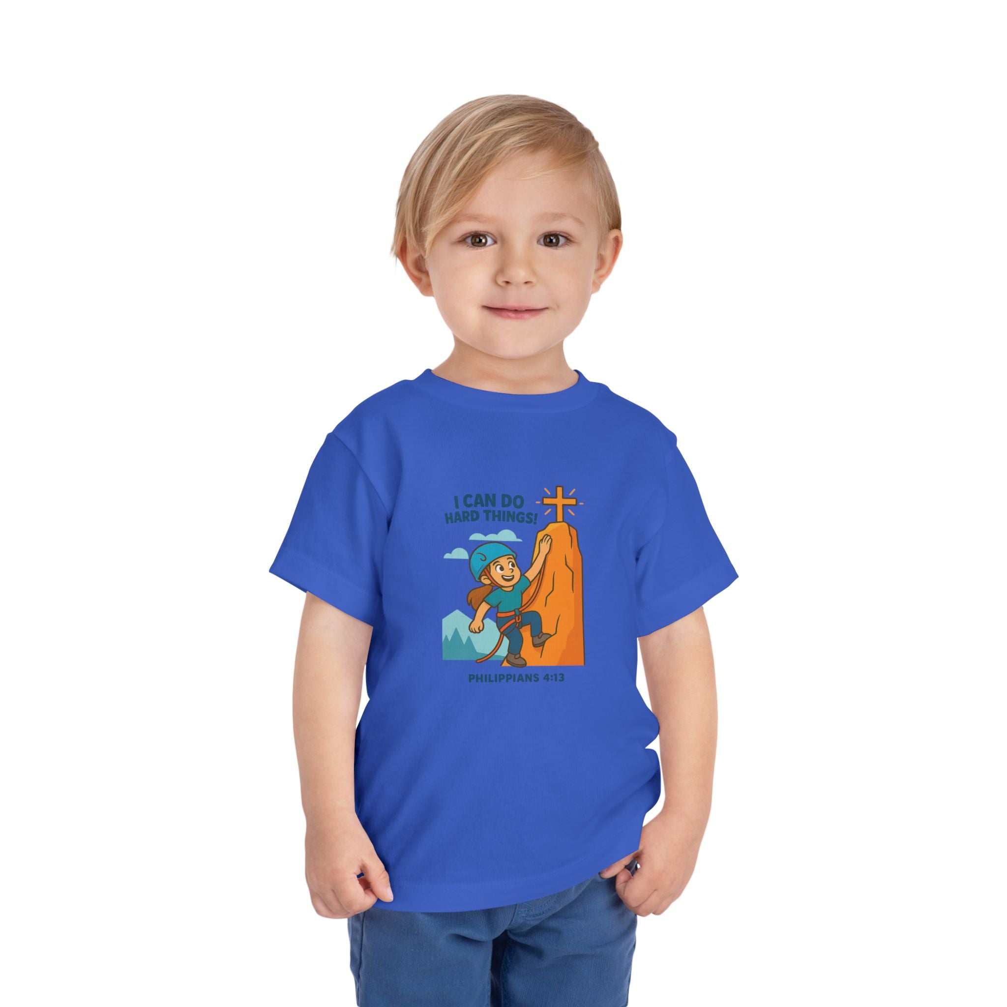 Kids Christian Shirt, I Can Do Hard Things Shirt, Philippians 4 13 Kids Shirt, Christian Kids Gift, Kids Bible Shirt, Redeemed Faith Apparel