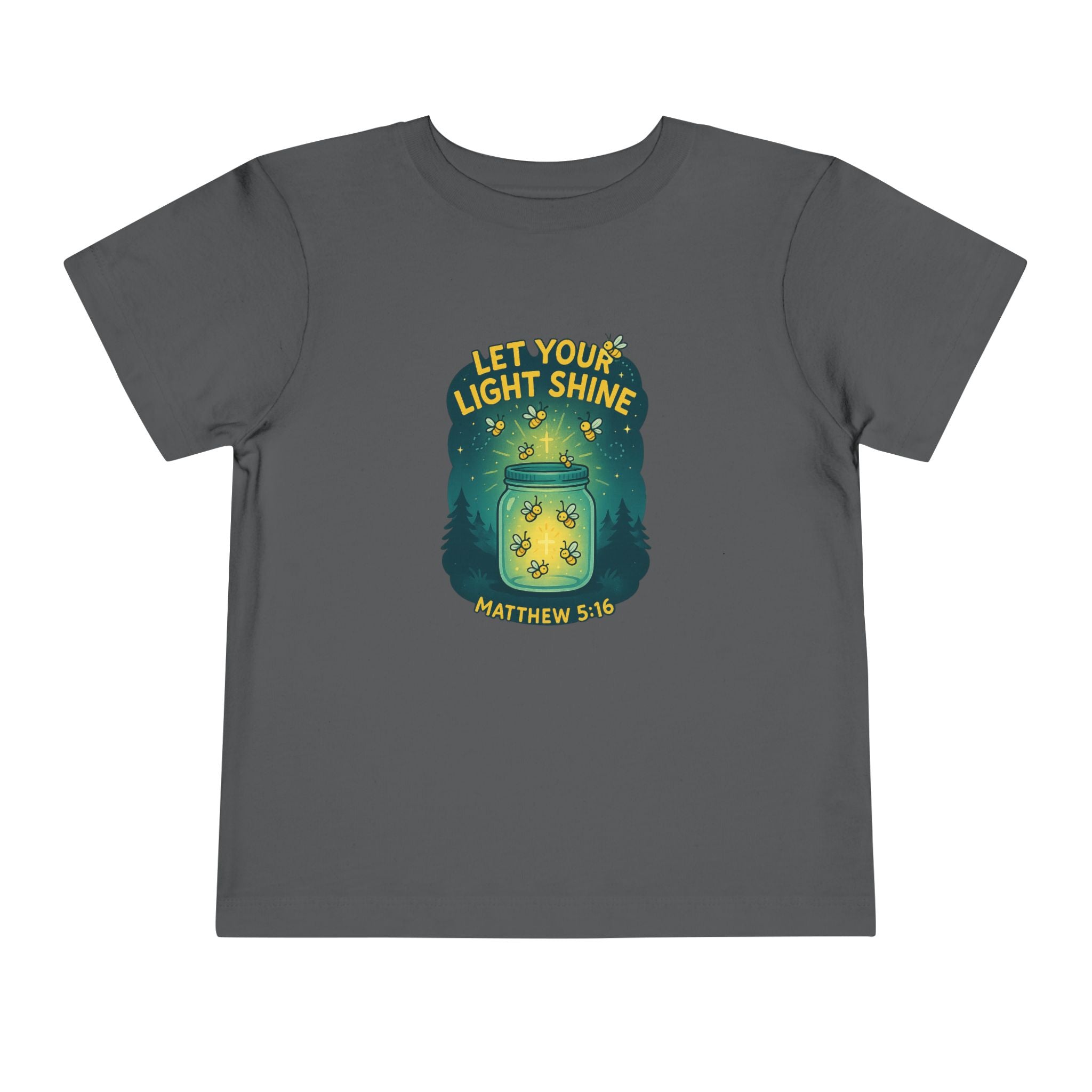 Let Your Light Shine Shirt for Toddlers, Kids Christian Shirt, Matthew 5 16 Shirt, Christian Toddler Shirt, Bible Verse Kids Gift, Redeemed Faith Apparel