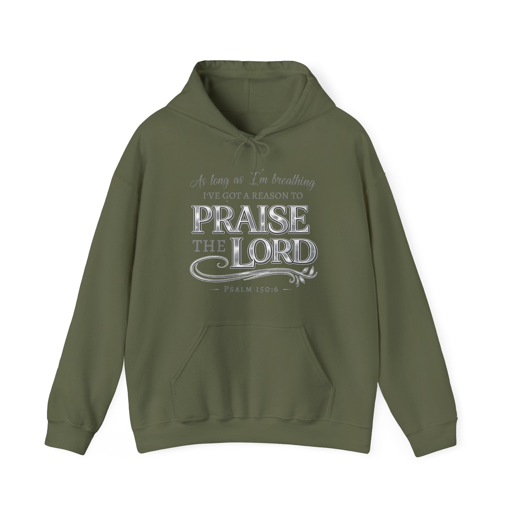 Praise The Lord Hoodie, Psalm 150:6 Christian Hoodie, As Long As Im Breathing Faith Hoodie, Worship Hoodie, Christian Gift, Redeemed Faith Apparel