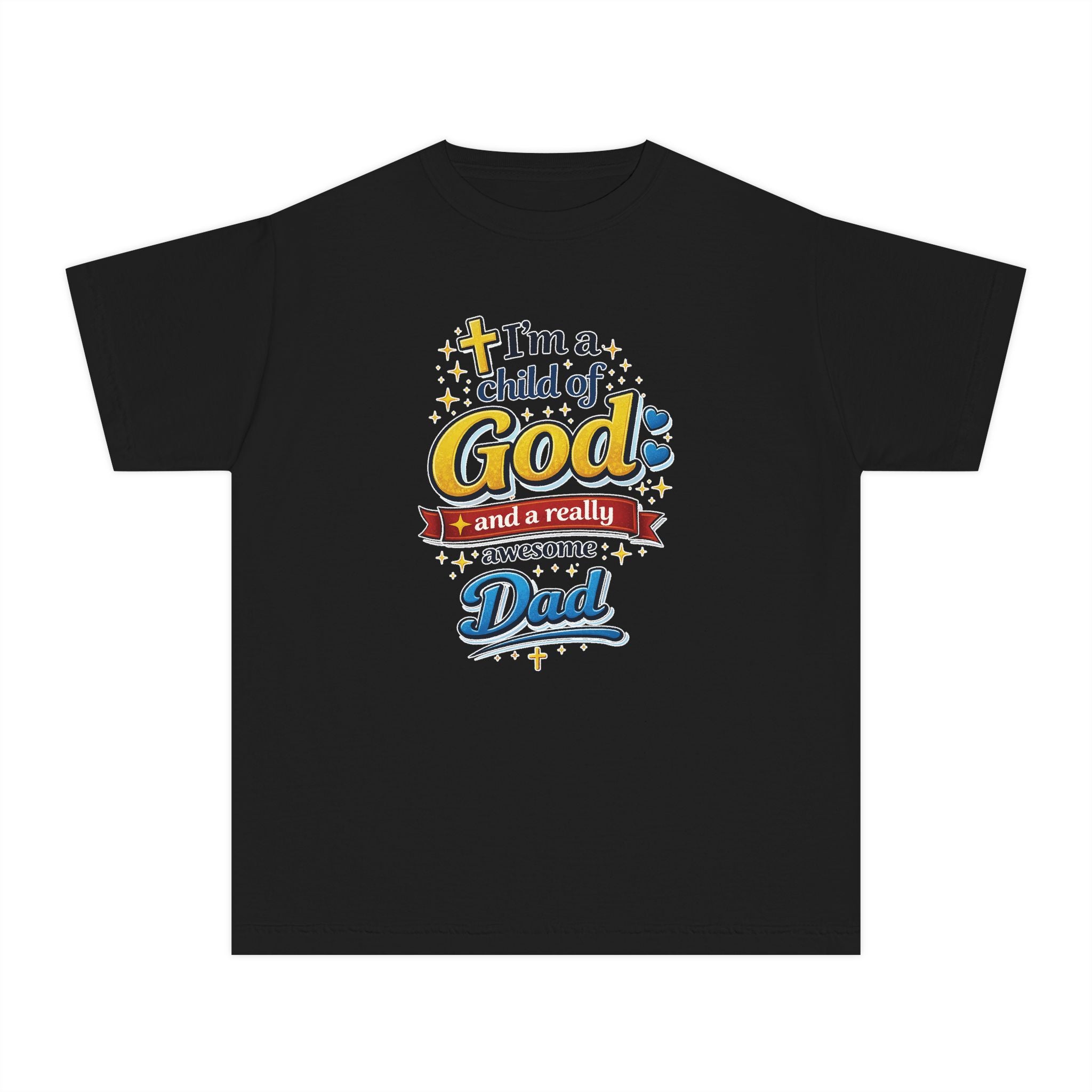 Im a Child of God Youth Shirt and Awesome Dad, Christian Family Shirt Youth, Grandma Grandpa Mom Dad Shirt, Youth Christian Faith Shirt
