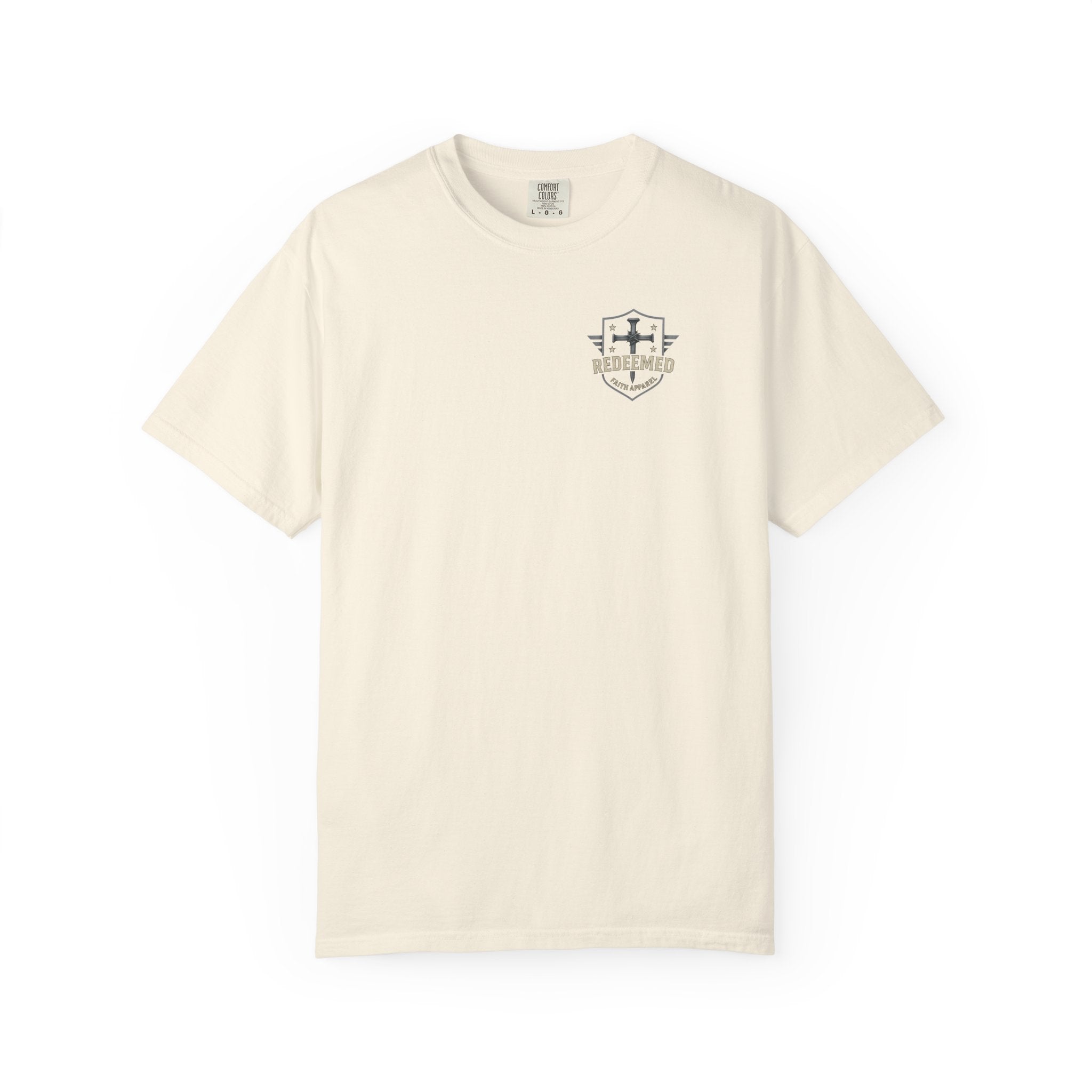 Stand for the Flag Kneel for the Cross Christian Patriotic T-Shirt, American Flag Cross Shirt, Christian Patriot Tee, Redeemed Faith Apparel
