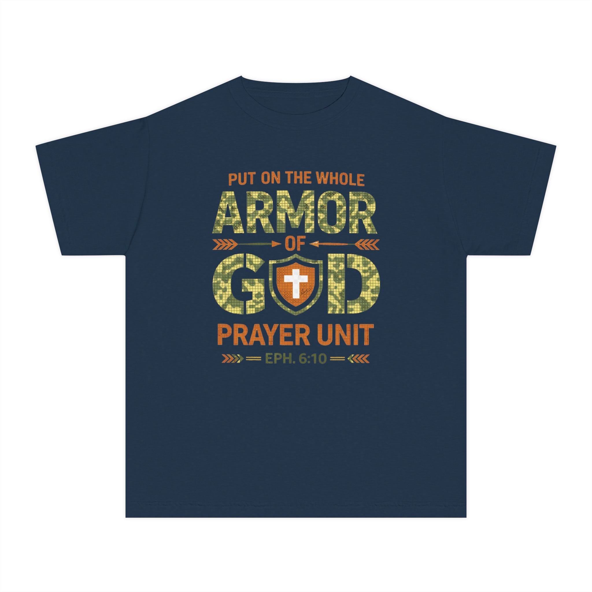 Armor of God Youth Shirt, Christian Youth Boy Shirt, Ephesians 6 10 Shirt, Bible Verse Youth Tee, Faith Warrior Shirt, Church Shirt