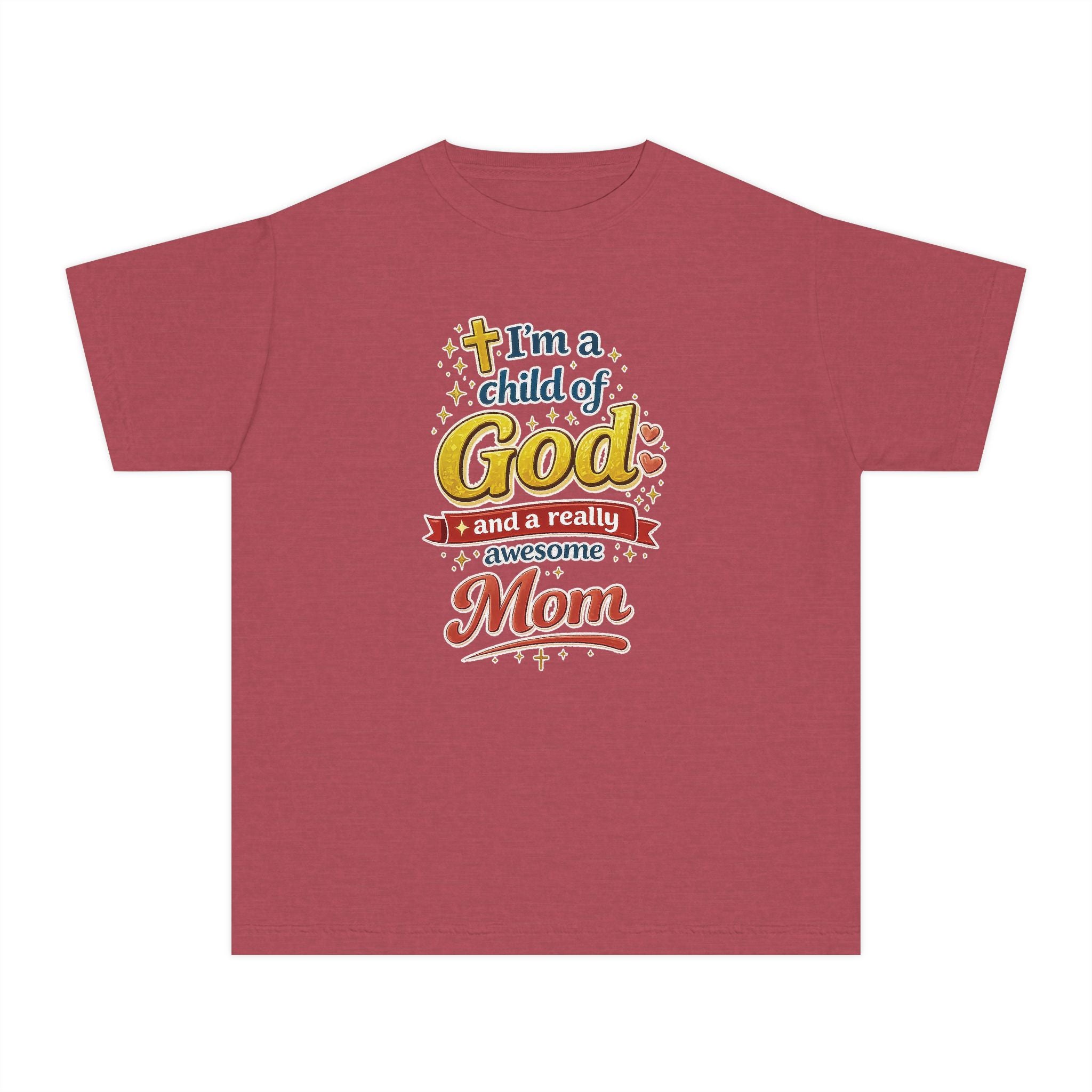 Im a Child of God Youth Shirt and Awesome Mom, Christian Family Shirt Youth, Grandma Grandpa Mom Dad Shirt, Youth Christian Faith Shirt