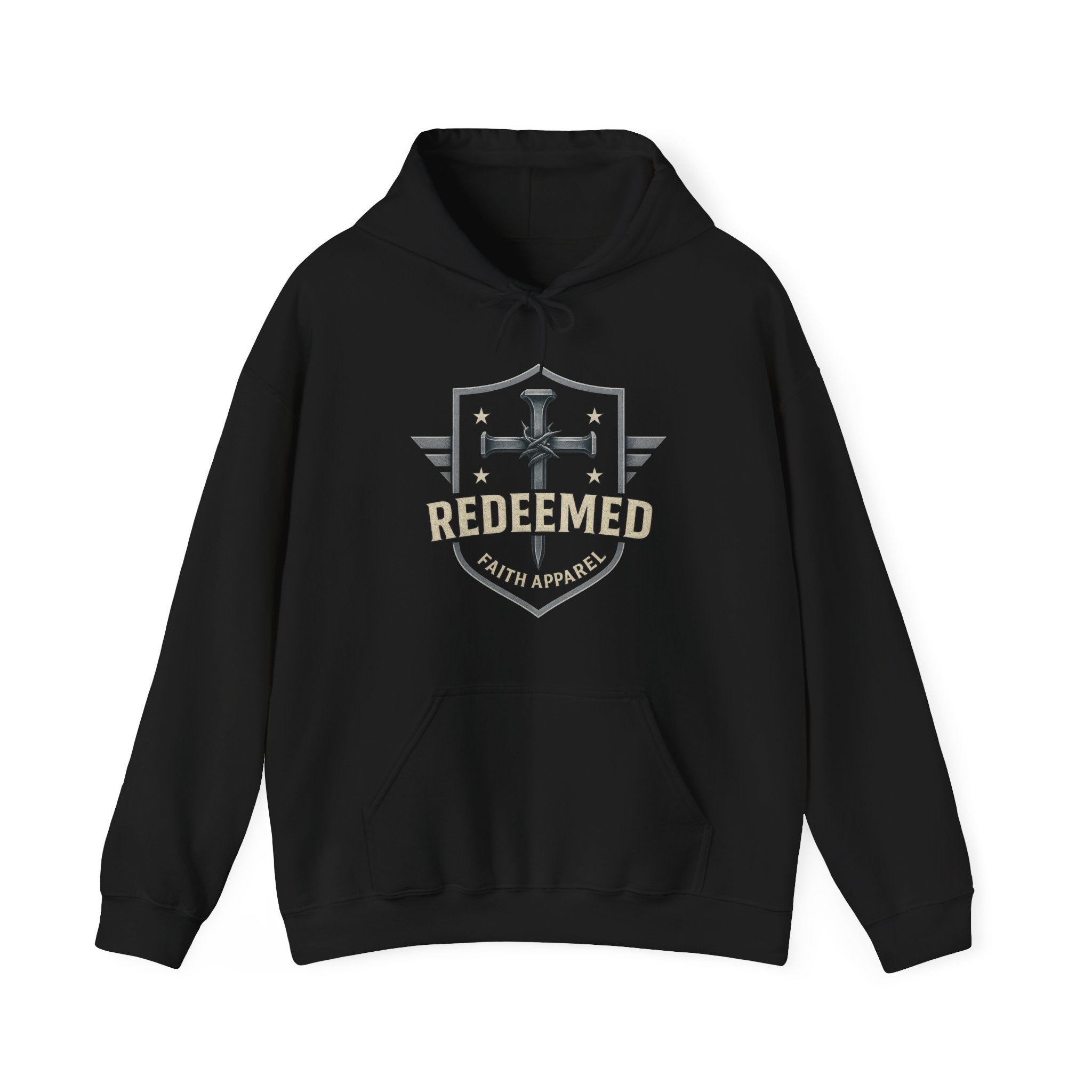 Redeemed Faith Apparel Hoodie, Galatians 2:20 Christian Hoodie, Faith Based Apparel, Jesus Hoodie, Christian Unisex Gift, Faith Clothing