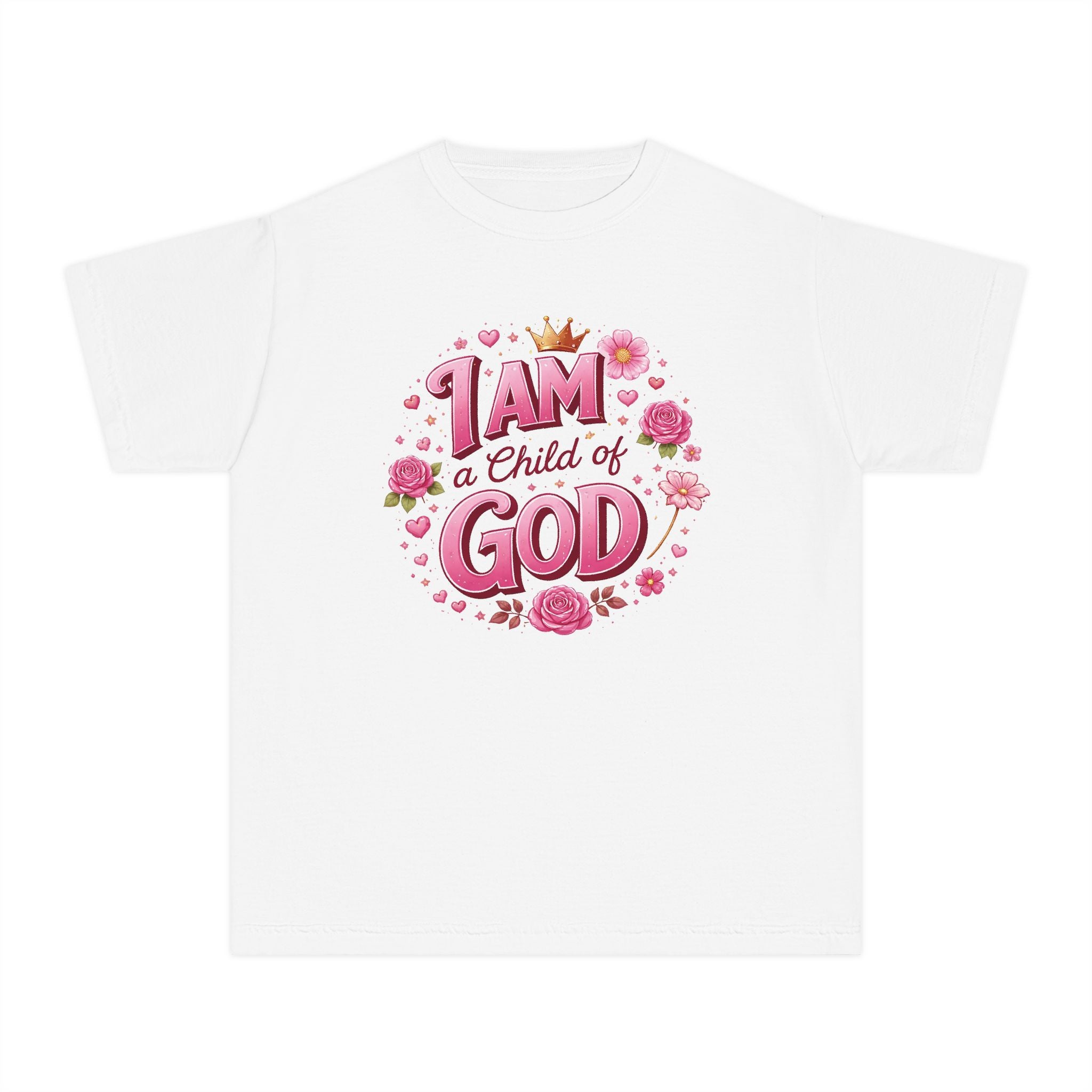 I Am a Child of God Youth Shirt, Christian Girl Shirt, Faith Shirt for Girls, Bible Shirt Youth, Christian Kids Tee, Church Shirt