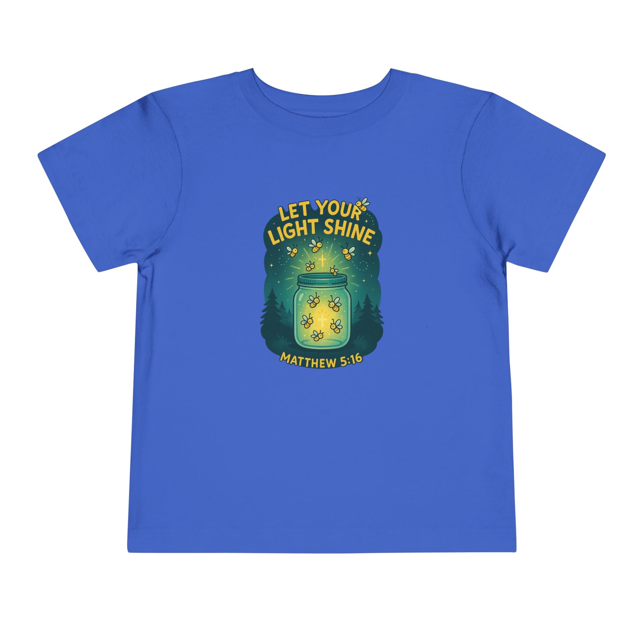 Let Your Light Shine Shirt for Toddlers, Kids Christian Shirt, Matthew 5 16 Shirt, Christian Toddler Shirt, Bible Verse Kids Gift, Redeemed Faith Apparel
