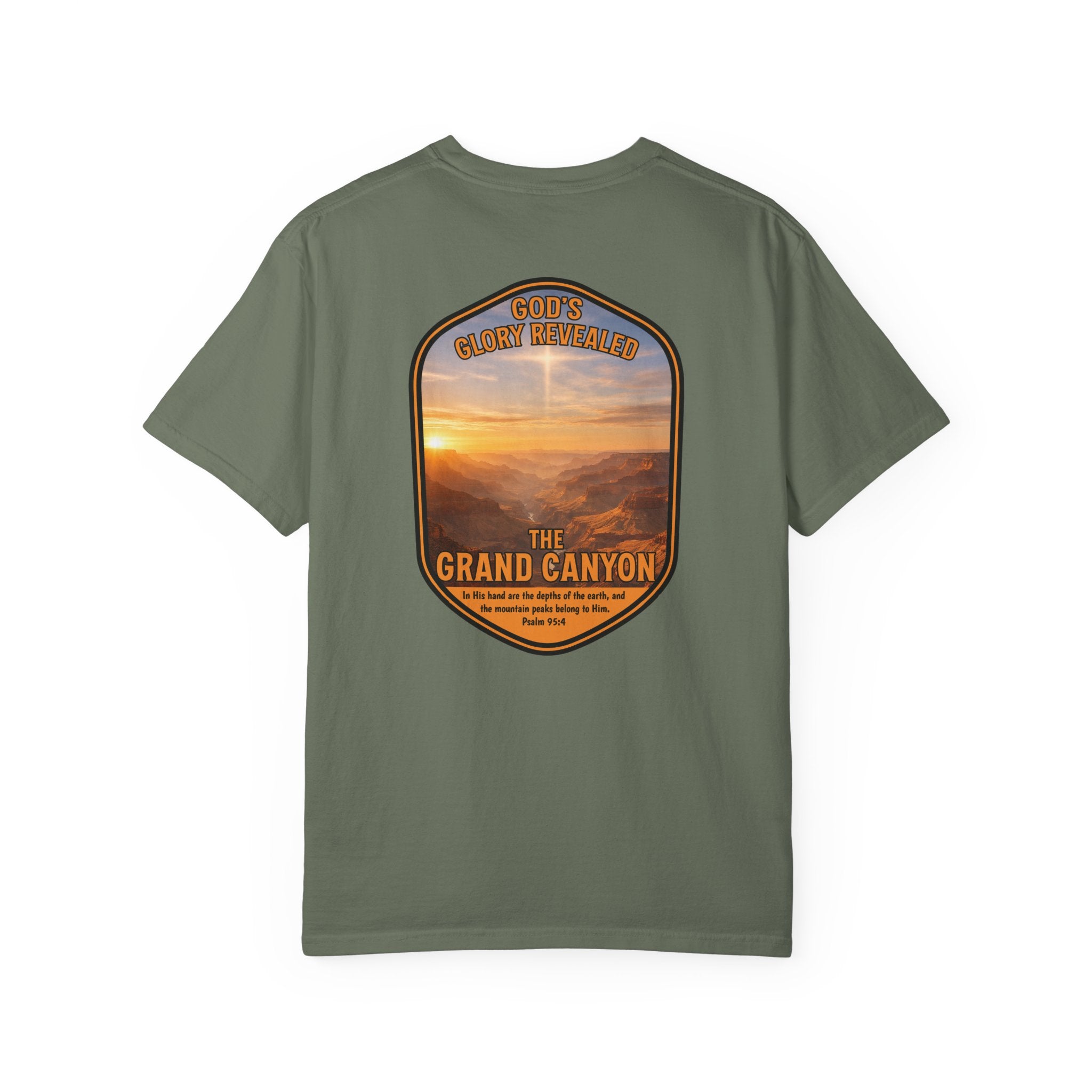 AZ-Grand Canyon Christian T Shirt, Arizona Faith Shirt, Gods Glory Revealed Shirt, Psalm 95 Bible Verse Shirt, God Bless America Collection