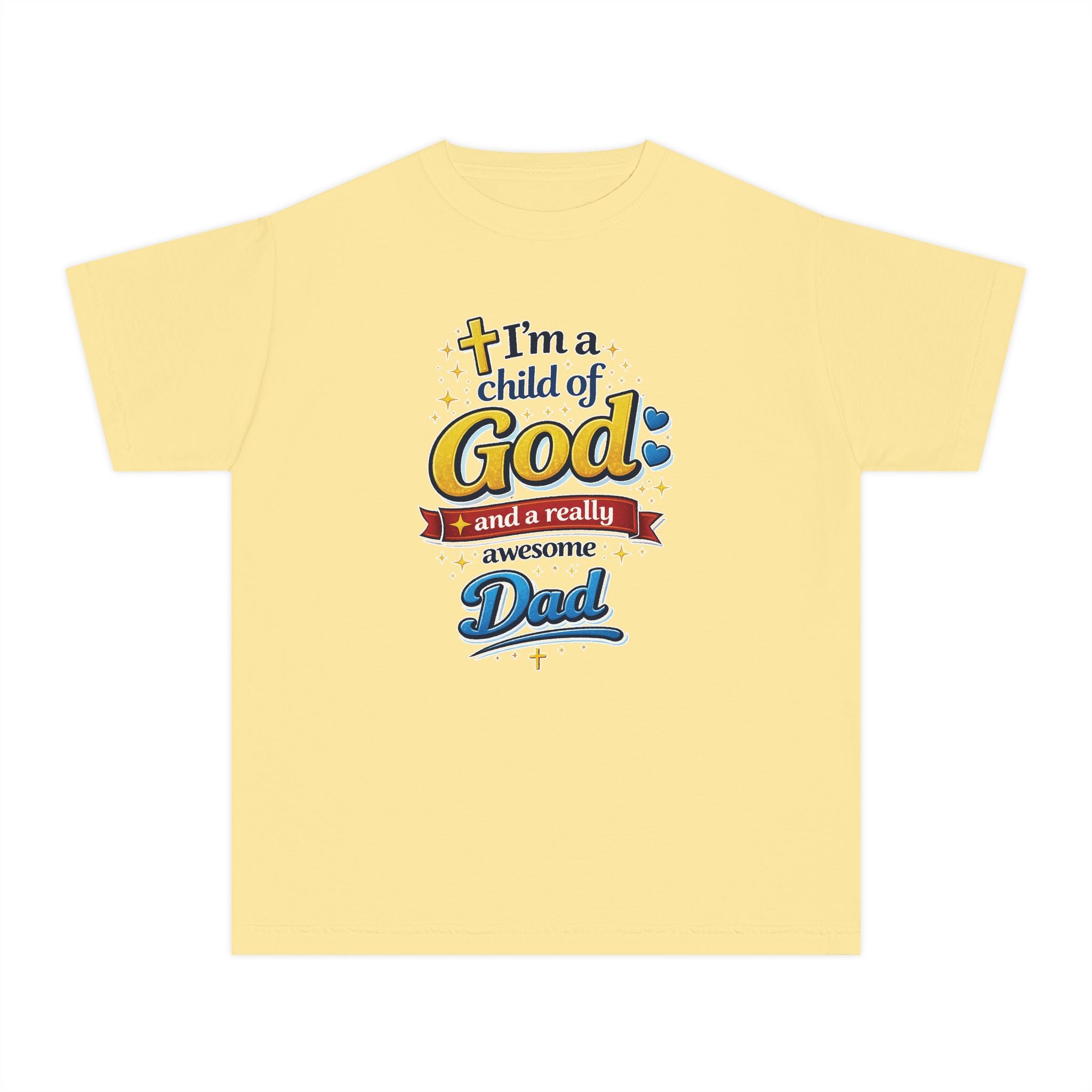 Im a Child of God Youth Shirt and Awesome Dad, Christian Family Shirt Youth, Grandma Grandpa Mom Dad Shirt, Youth Christian Faith Shirt