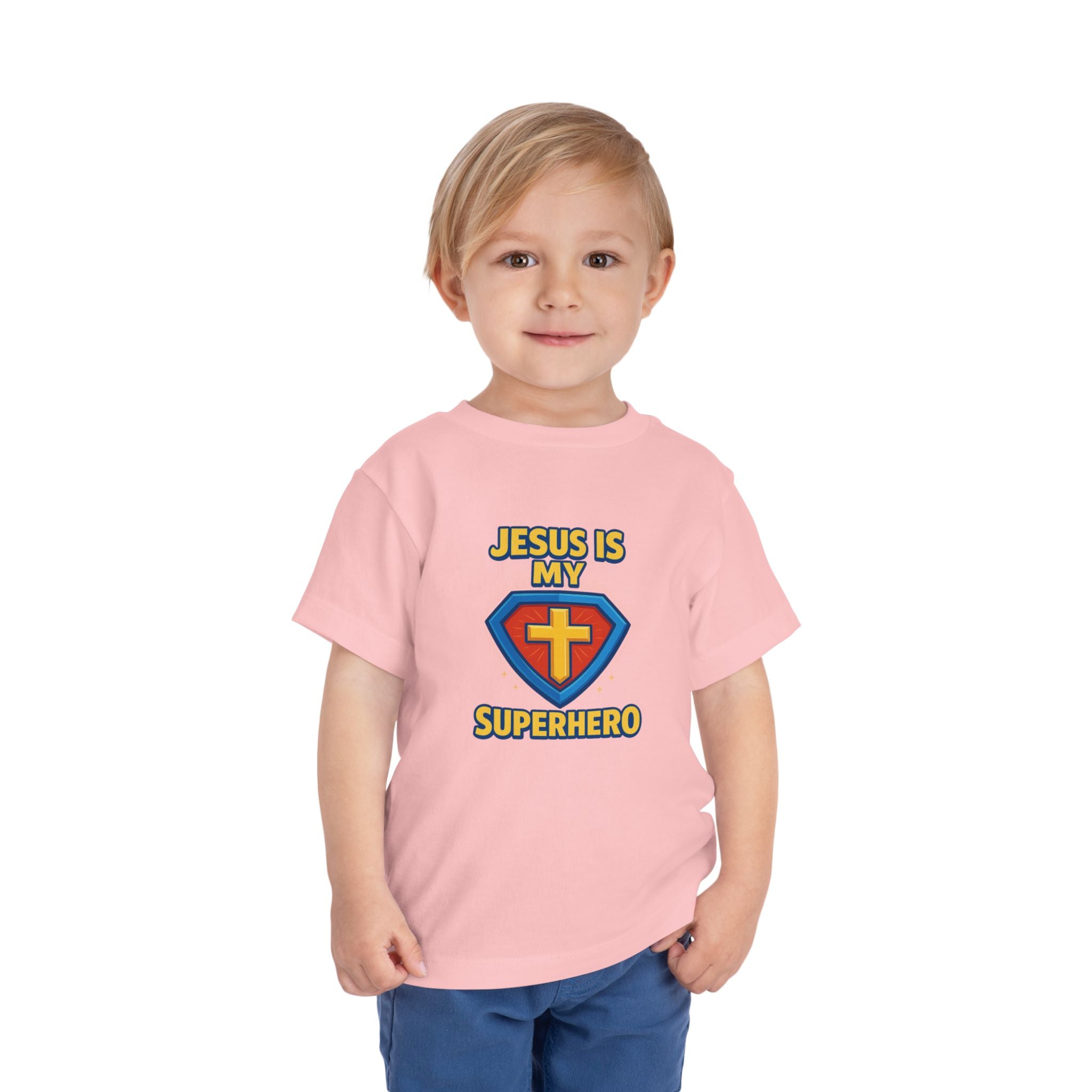 Kids Jesus Is My Superhero Shirt, Kids Christian Shirt, Christian Boy Shirt, Kids Jesus Shirt, Kids Faith Shirt, Redeemed Faith Apparel,