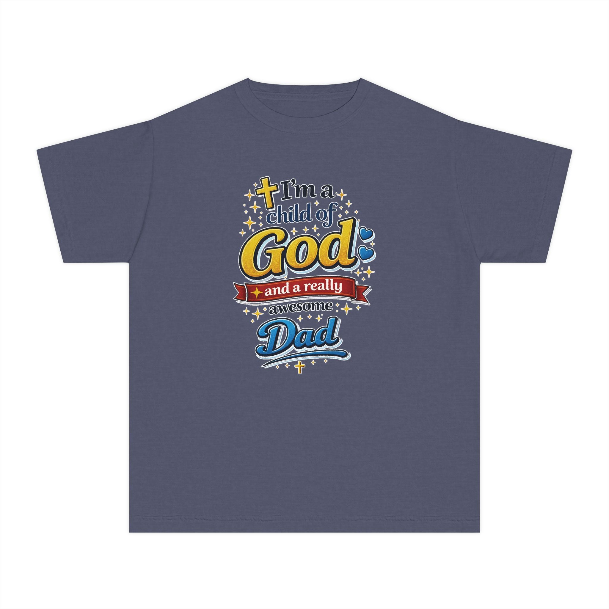 Im a Child of God Youth Shirt and Awesome Dad, Christian Family Shirt Youth, Grandma Grandpa Mom Dad Shirt, Youth Christian Faith Shirt