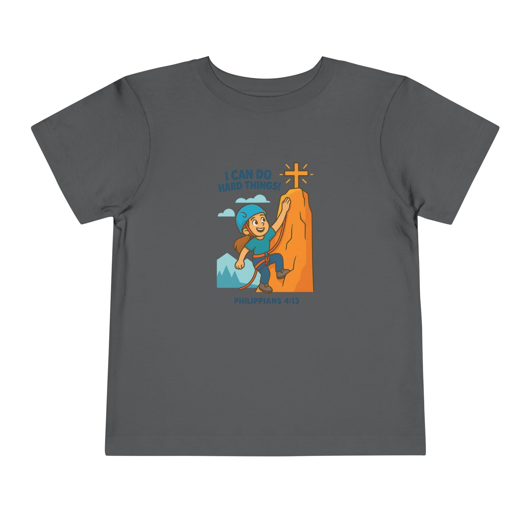 Kids Christian Shirt, I Can Do Hard Things Shirt, Philippians 4 13 Kids Shirt, Christian Kids Gift, Kids Bible Shirt, Redeemed Faith Apparel