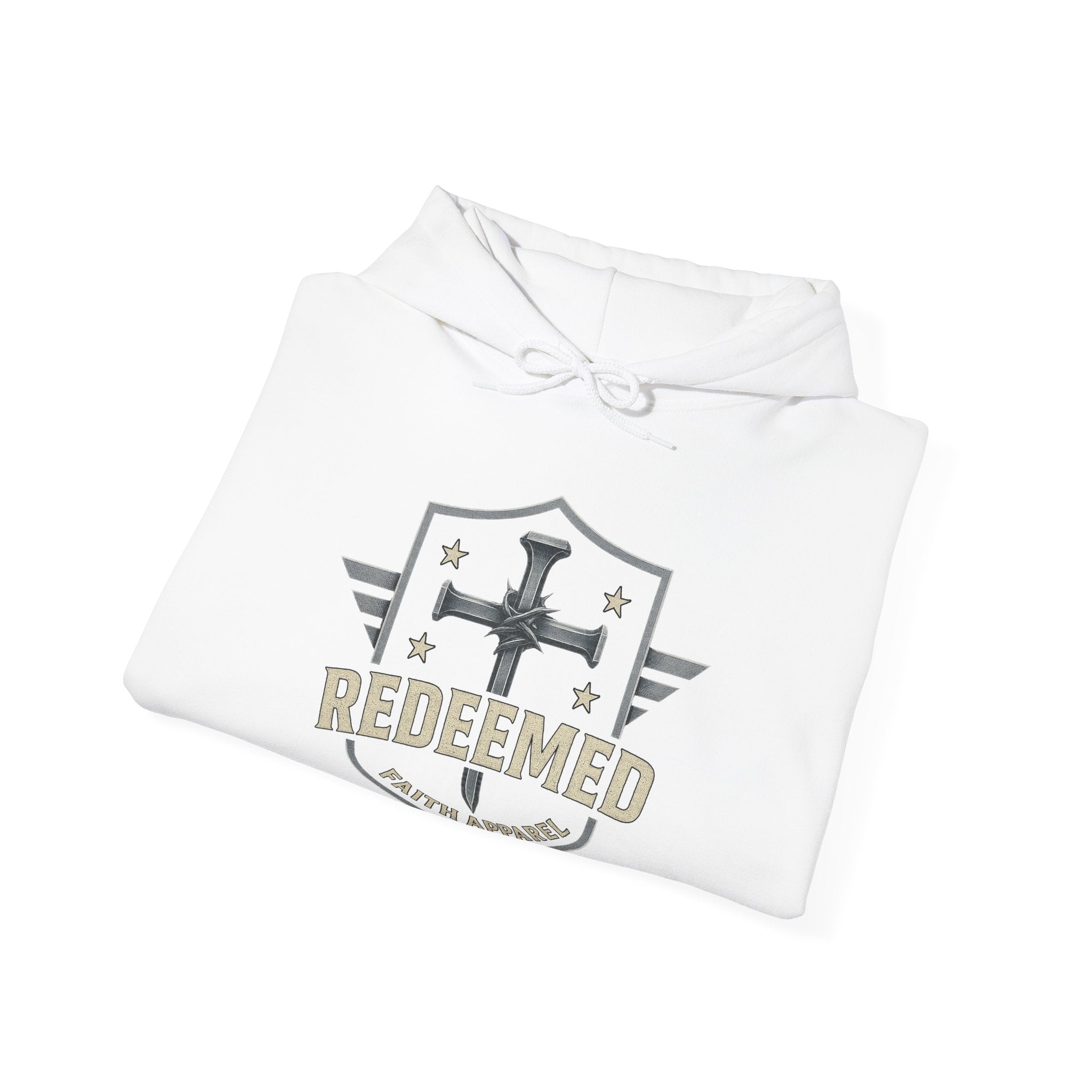 Redeemed Faith Apparel Hoodie, Galatians 2:20 Christian Hoodie, Faith Based Apparel, Jesus Hoodie, Christian Unisex Gift, Faith Clothing