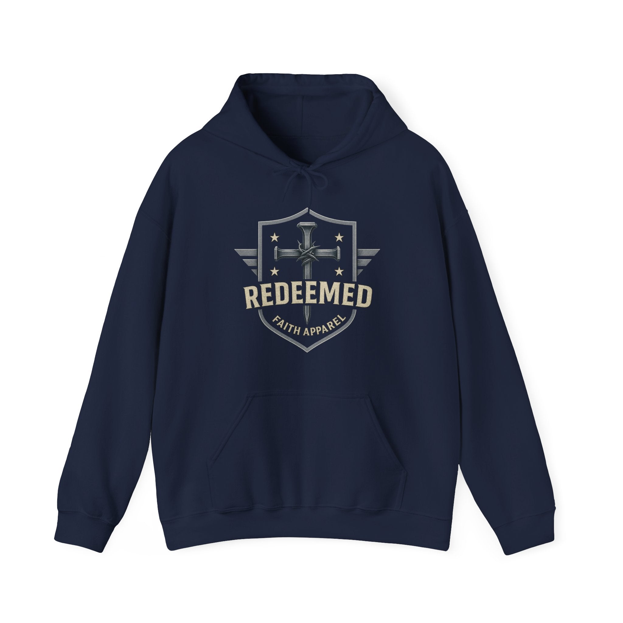 Redeemed Faith Apparel Hoodie, Galatians 2:20 Christian Hoodie, Faith Based Apparel, Jesus Hoodie, Christian Unisex Gift, Faith Clothing