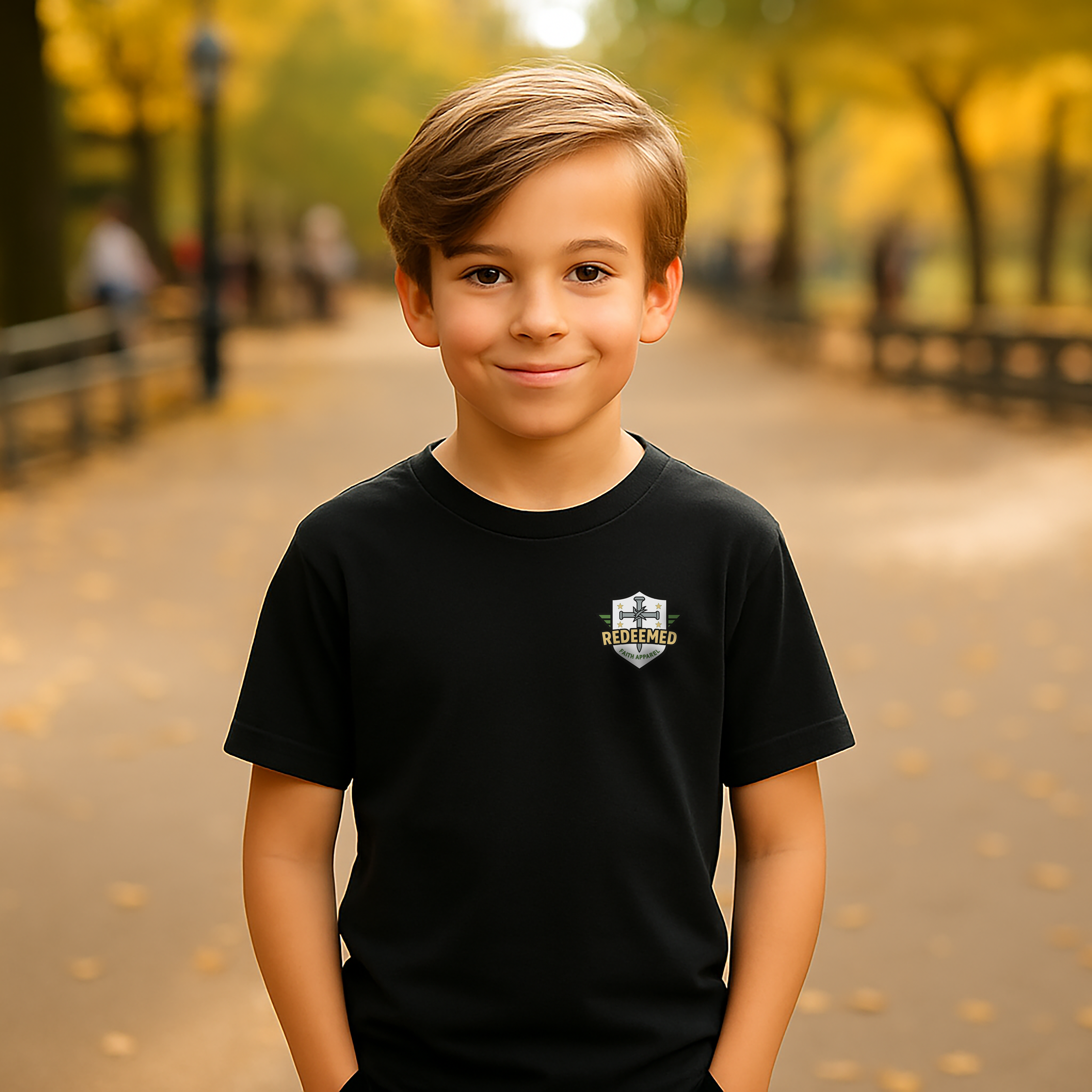 Hunt Pray Shirt, Christian Hunting Shirt Youth, Hunt Hard Pray Harder Shirt, 1 Timothy 4 8 Shirt, Kids Faith Shirt, Redeemed Faith Apparel