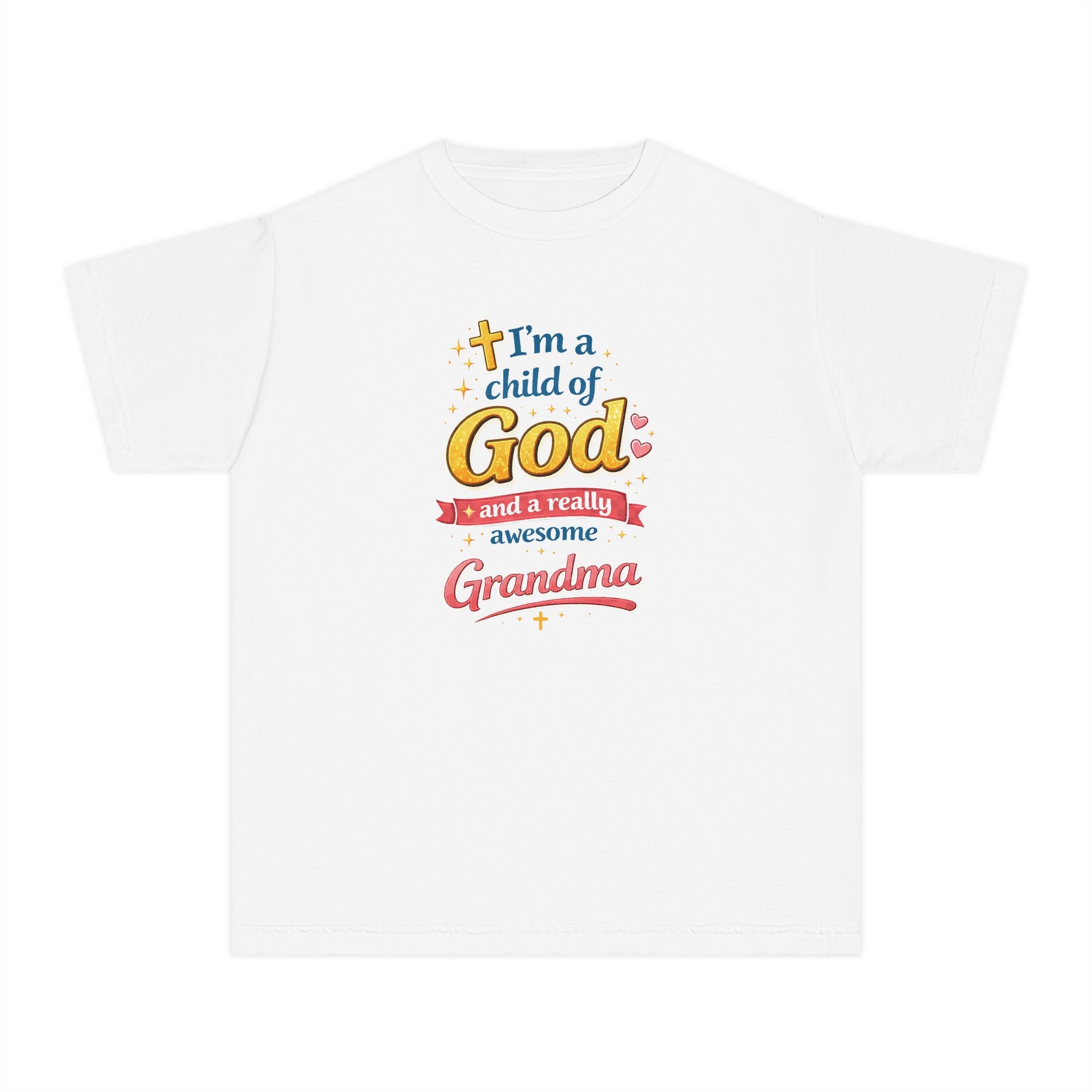 Im a Child of God Youth Shirt and Awesome Grandma, Christian Family Shirt Youth, Grandma Grandpa Mom Dad Shirt, Youth Christian Faith Shirt