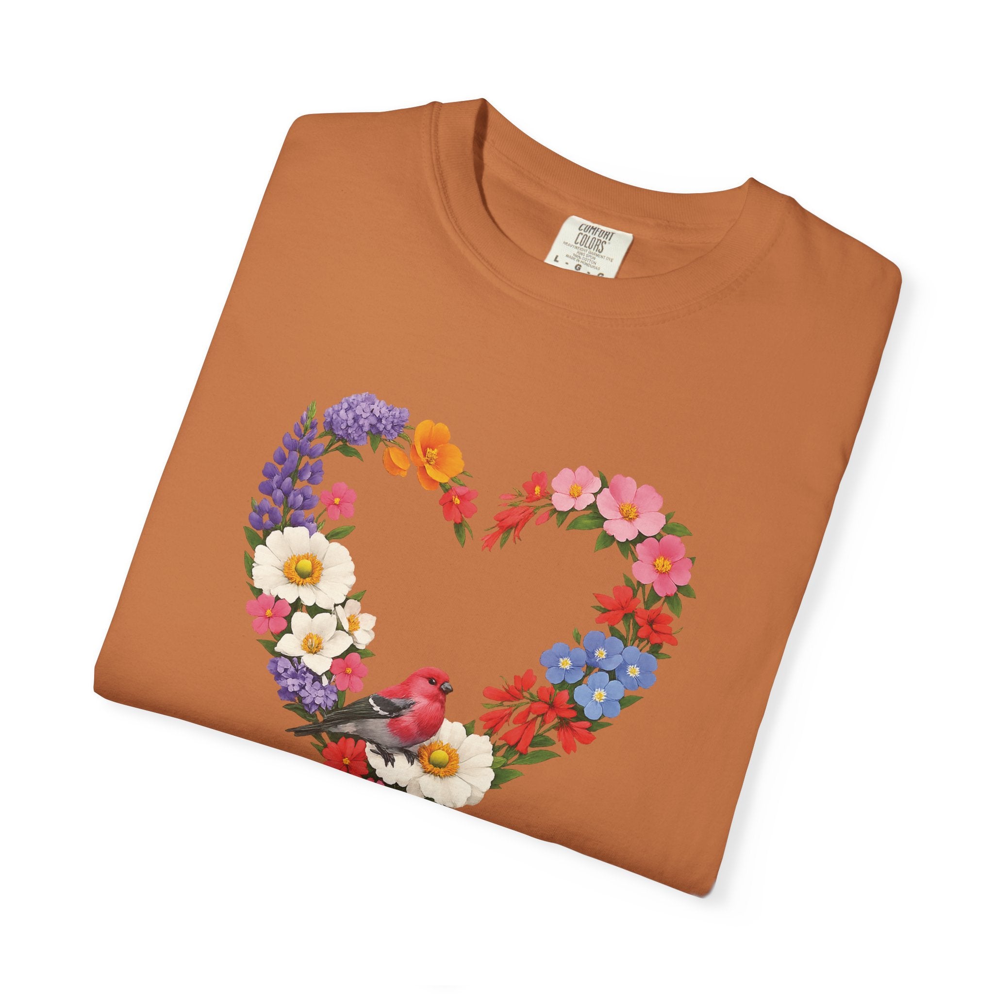 For God Has Not Given Us A Spirit Of Fear Floral Tee, 2 Timothy 1:7 Shirt, Christian Women Gift, Wildflower Heart, Redeemed Faith Apparel