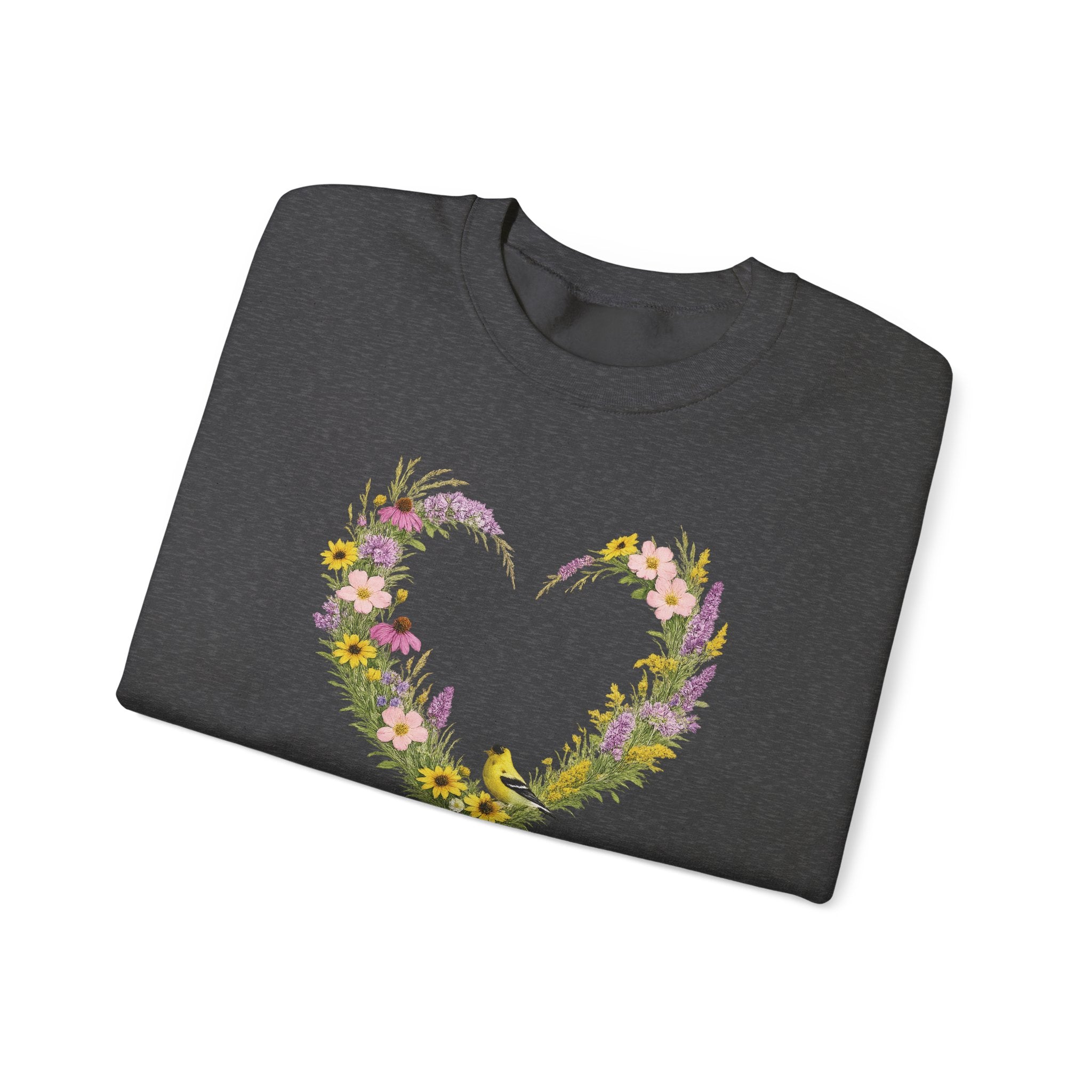 Jeremiah 29 11 Sweatshirt, Christian Floral Faith Sweatshirt, Wildflower Heart Bird Womens Gift, Redeemed Faith Apparel, Boho Sweatshirt
