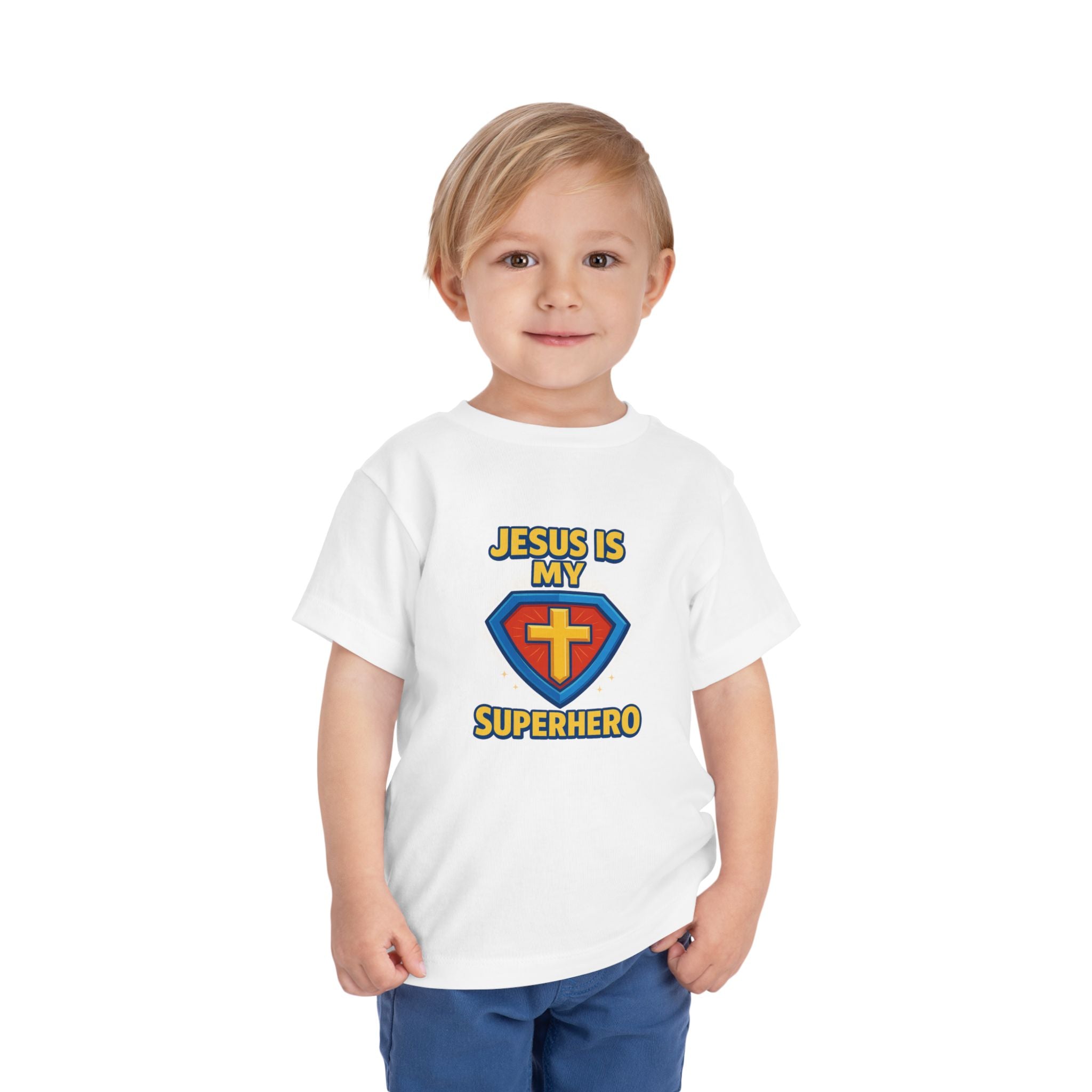 Kids Jesus Is My Superhero Shirt, Kids Christian Shirt, Christian Boy Shirt, Kids Jesus Shirt, Kids Faith Shirt, Redeemed Faith Apparel,