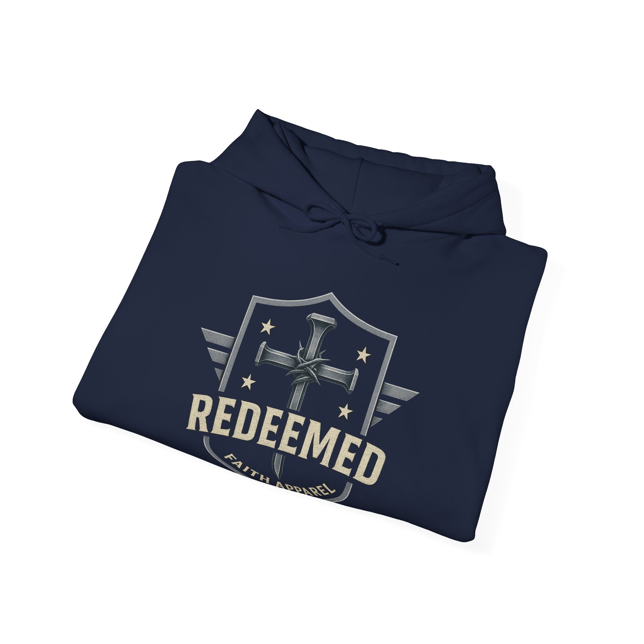 Redeemed Faith Apparel Hoodie, Galatians 2:20 Christian Hoodie, Faith Based Apparel, Jesus Hoodie, Christian Unisex Gift, Faith Clothing
